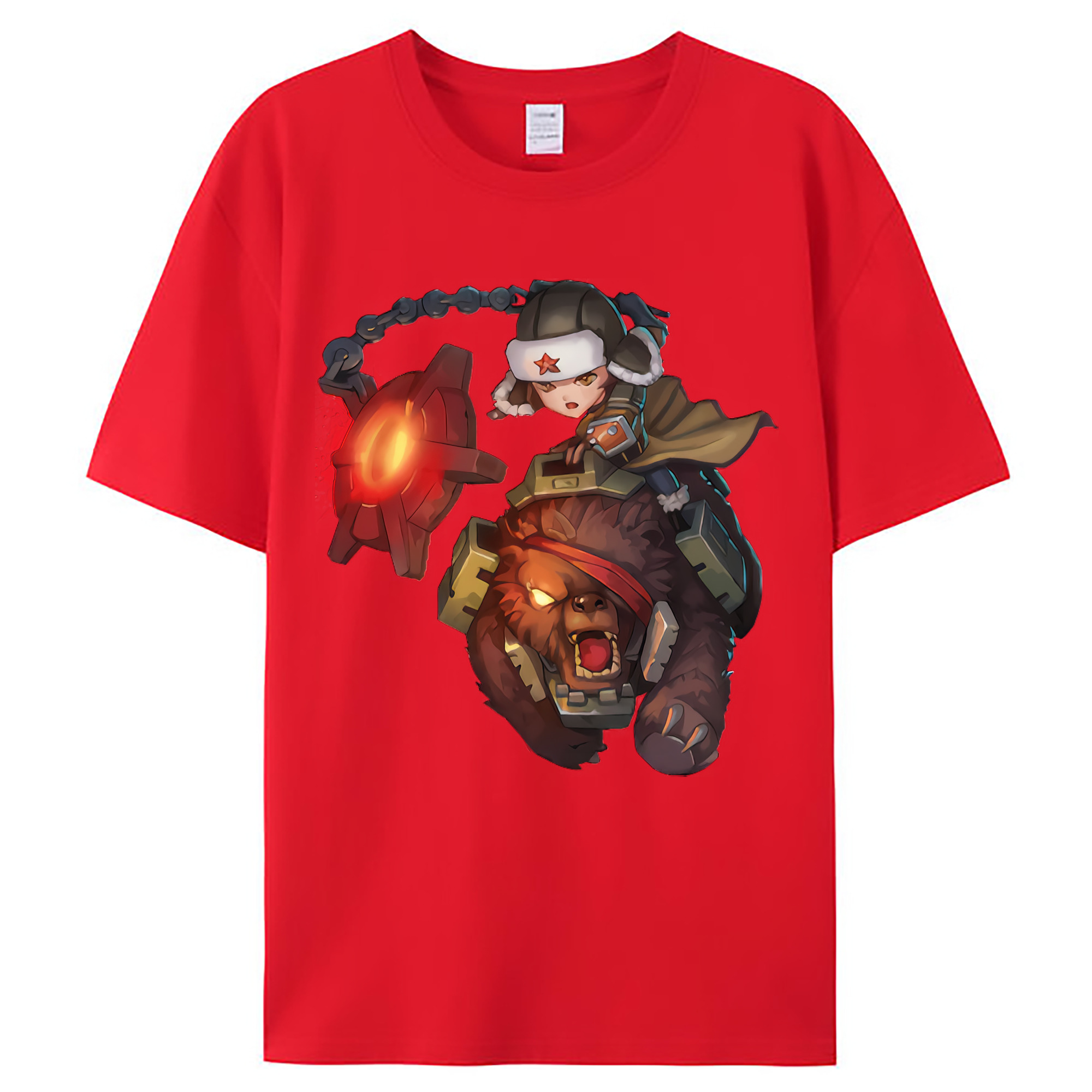 （画像用） リーグ・オブ・レジェンド League of Legends LOL レディースカジュアルプリントTシャツ（綿100％）