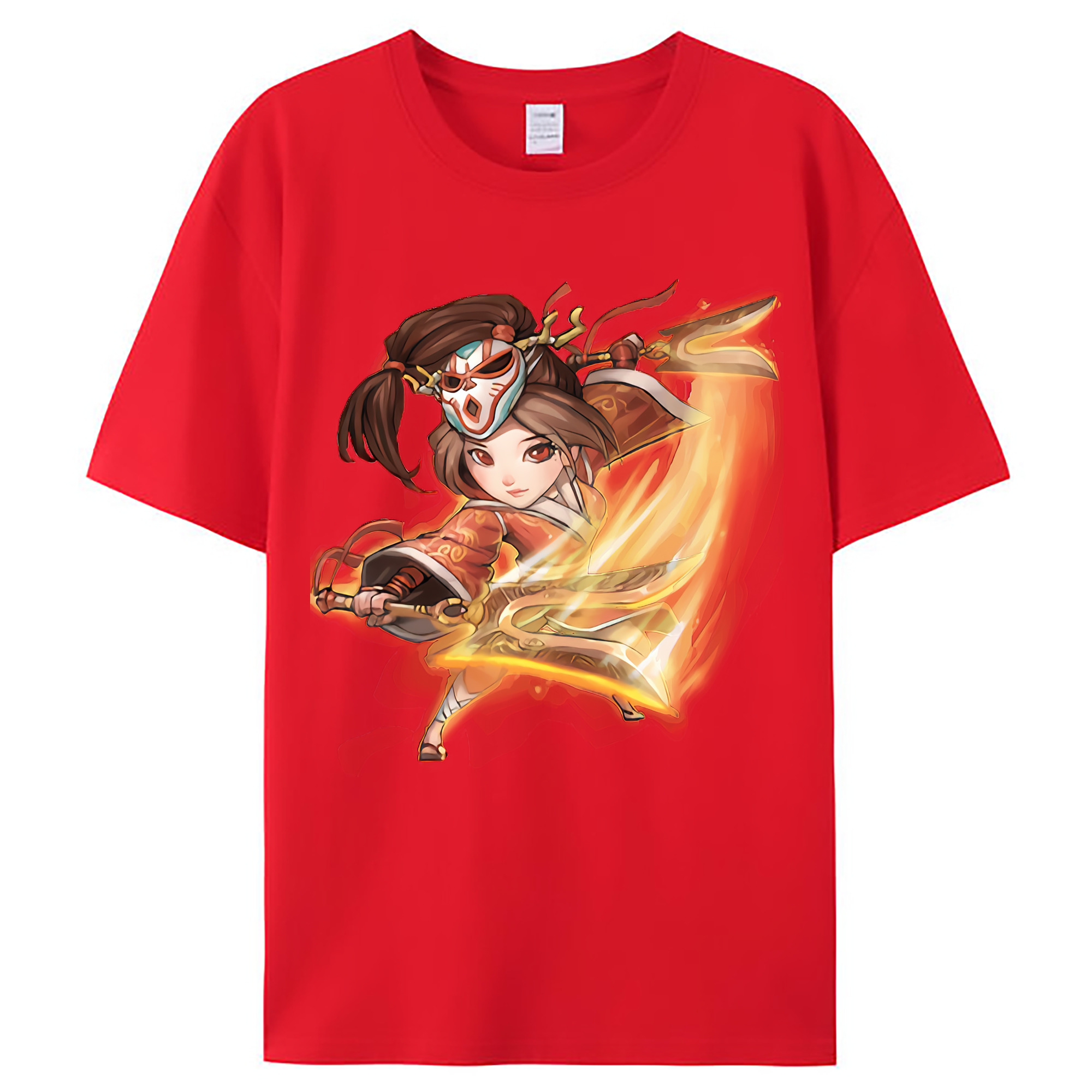 （画像用） リーグ・オブ・レジェンド League of Legends LOL レディースカジュアルプリントTシャツ（綿100％）