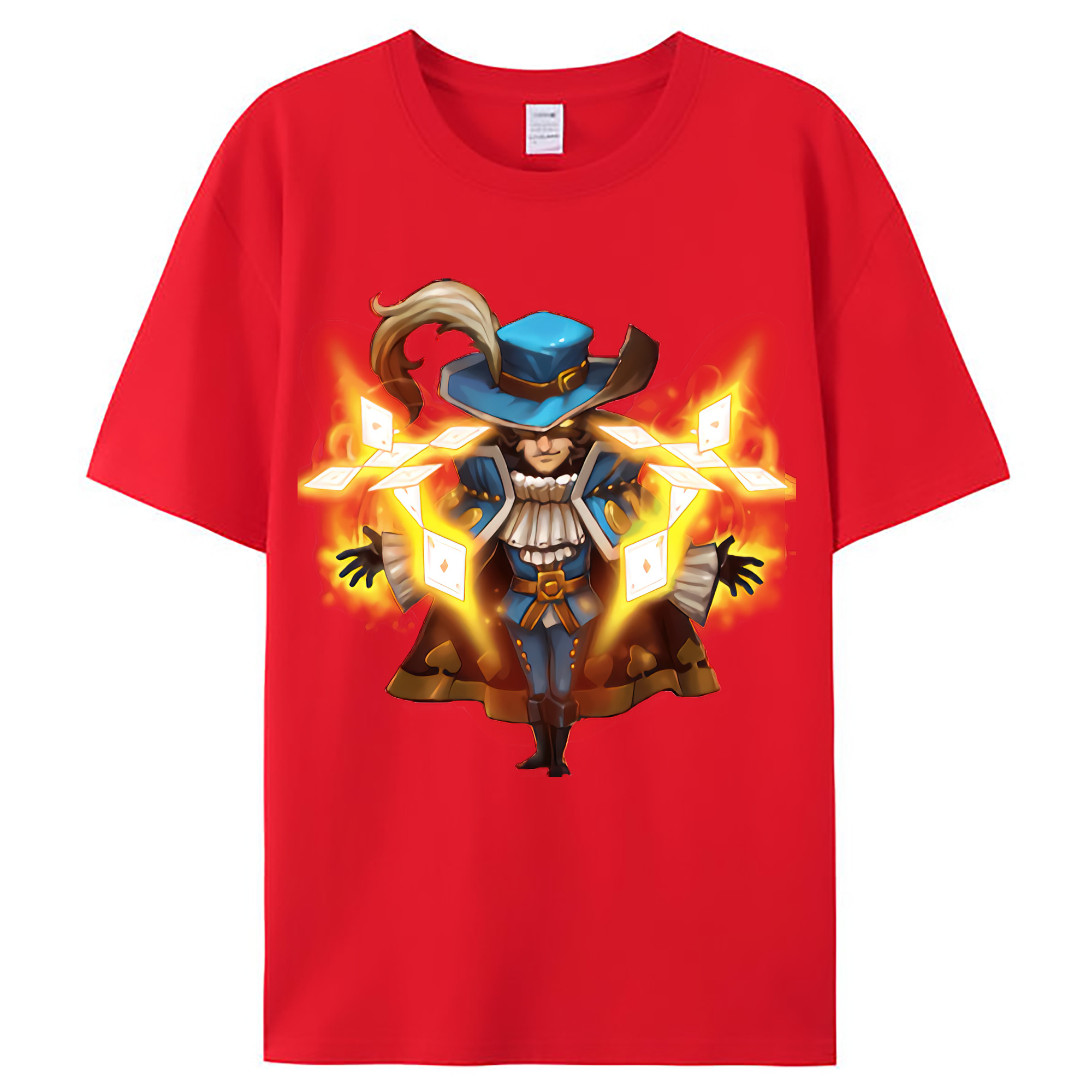 （画像用） リーグ・オブ・レジェンド League of Legends LOL レディースカジュアルプリントTシャツ（綿100％）