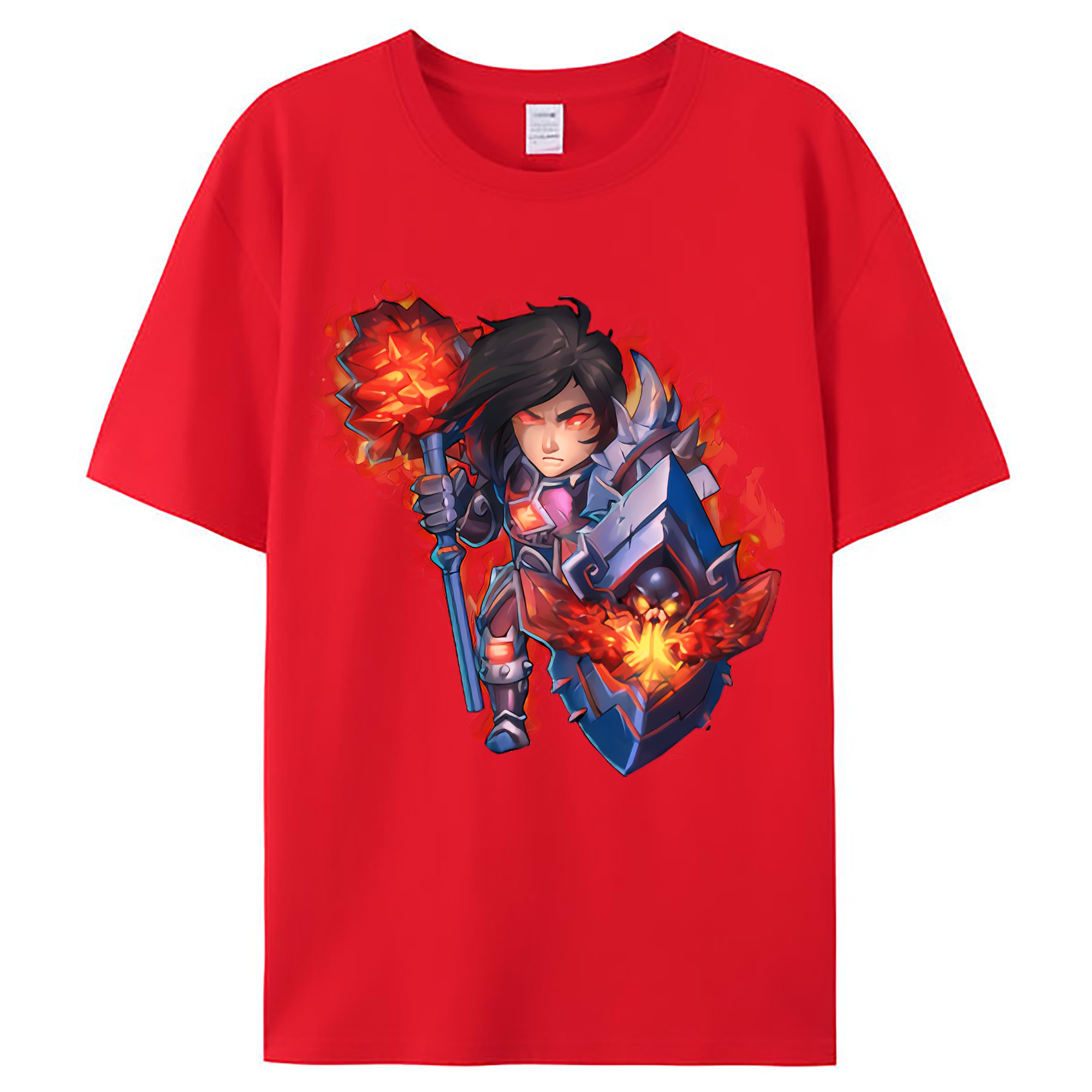 （画像用） リーグ・オブ・レジェンド League of Legends LOL レディースカジュアルプリントTシャツ（綿100％）