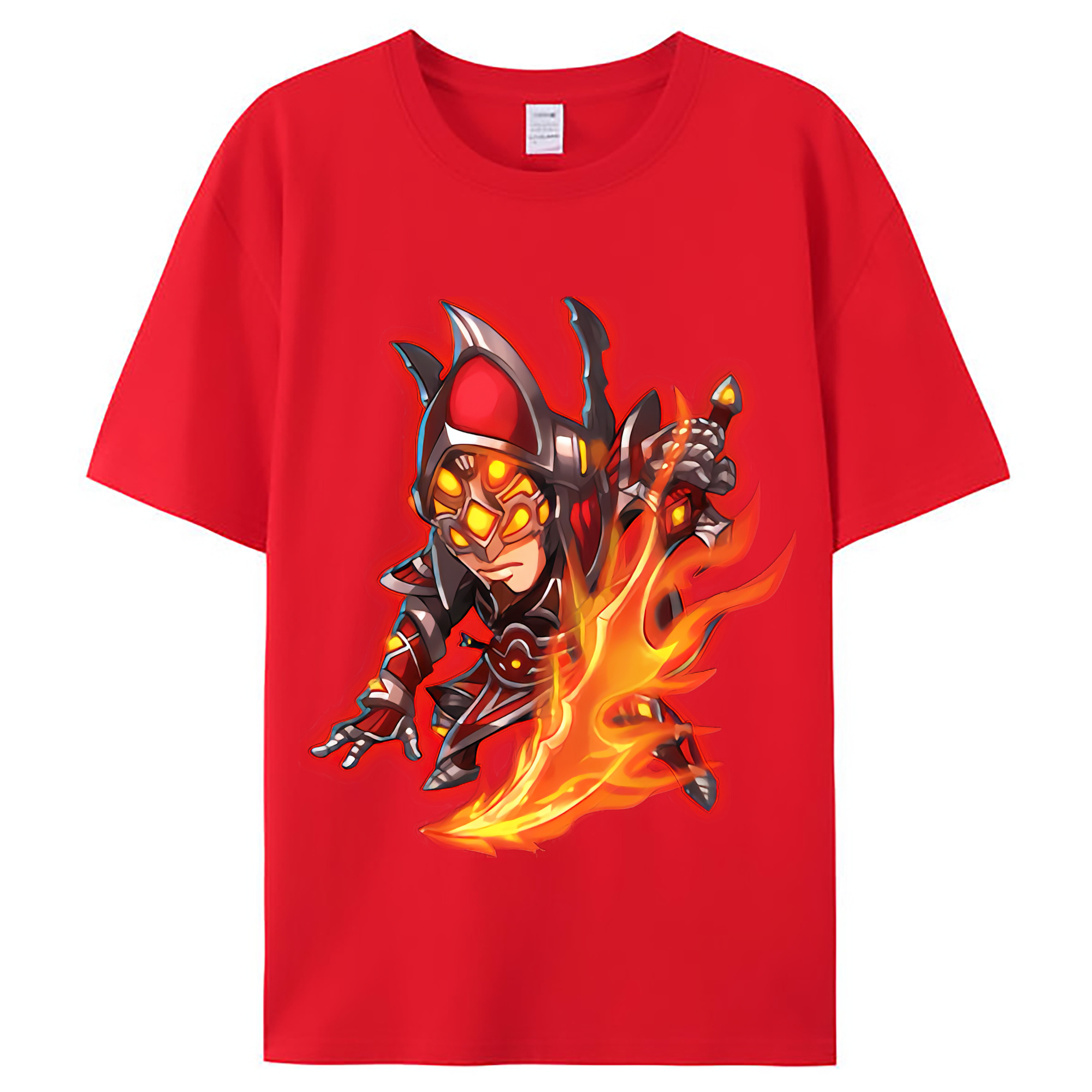 （画像用） リーグ・オブ・レジェンド League of Legends LOL レディースカジュアルプリントTシャツ（綿100％）