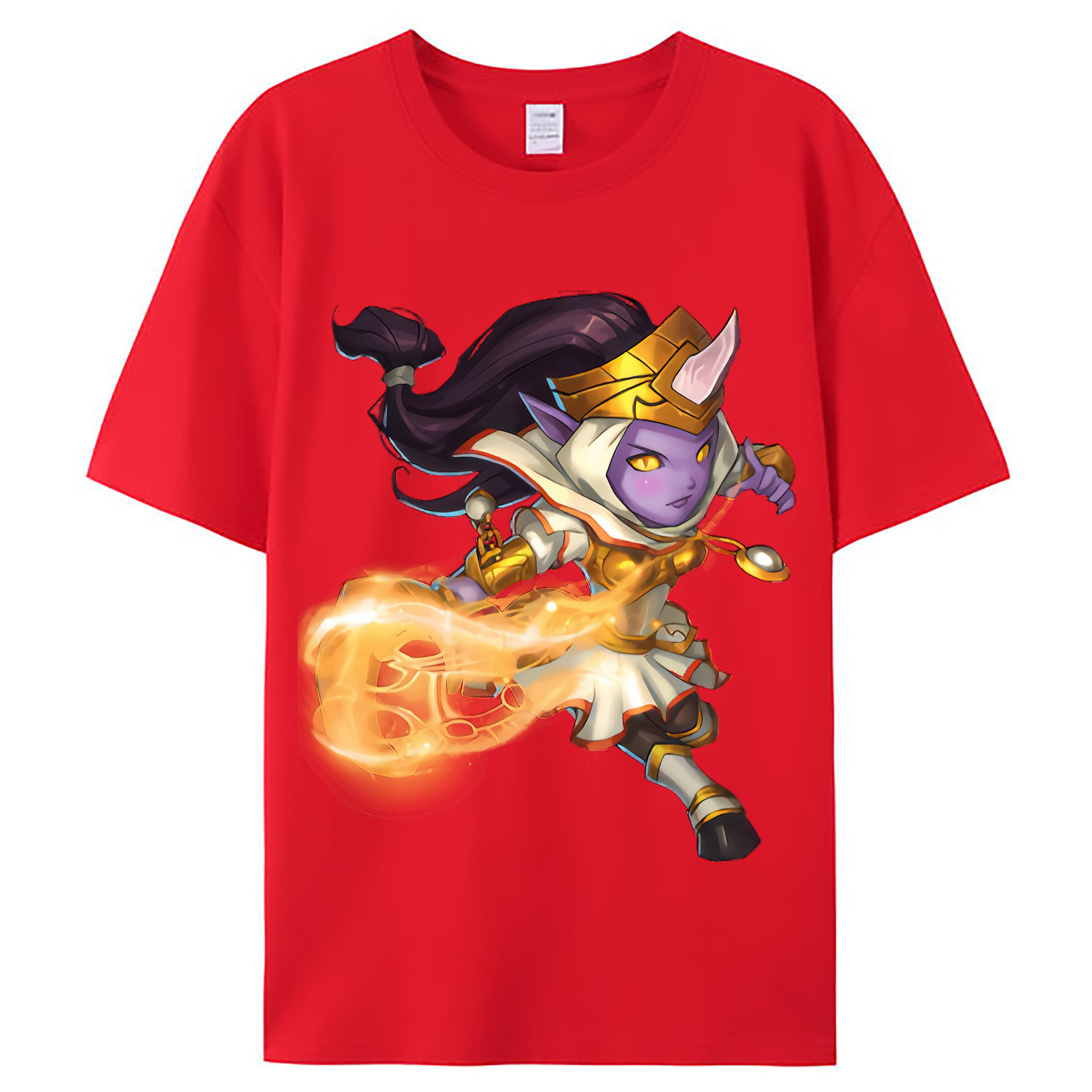 （画像用） リーグ・オブ・レジェンド League of Legends LOL レディースカジュアルプリントTシャツ（綿100％）