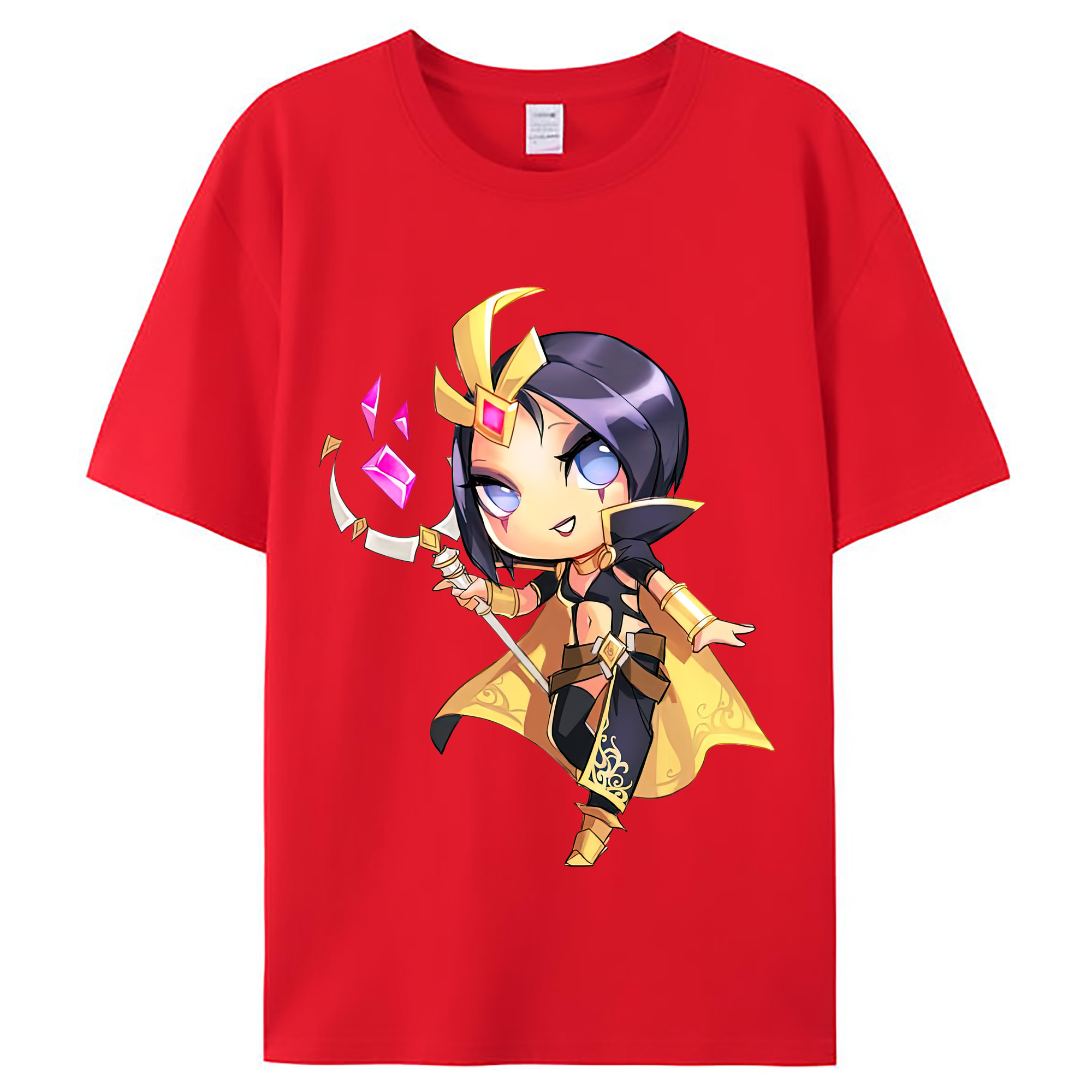 （画像用） リーグ・オブ・レジェンド League of Legends LOL レディースカジュアルプリントTシャツ（綿100％）