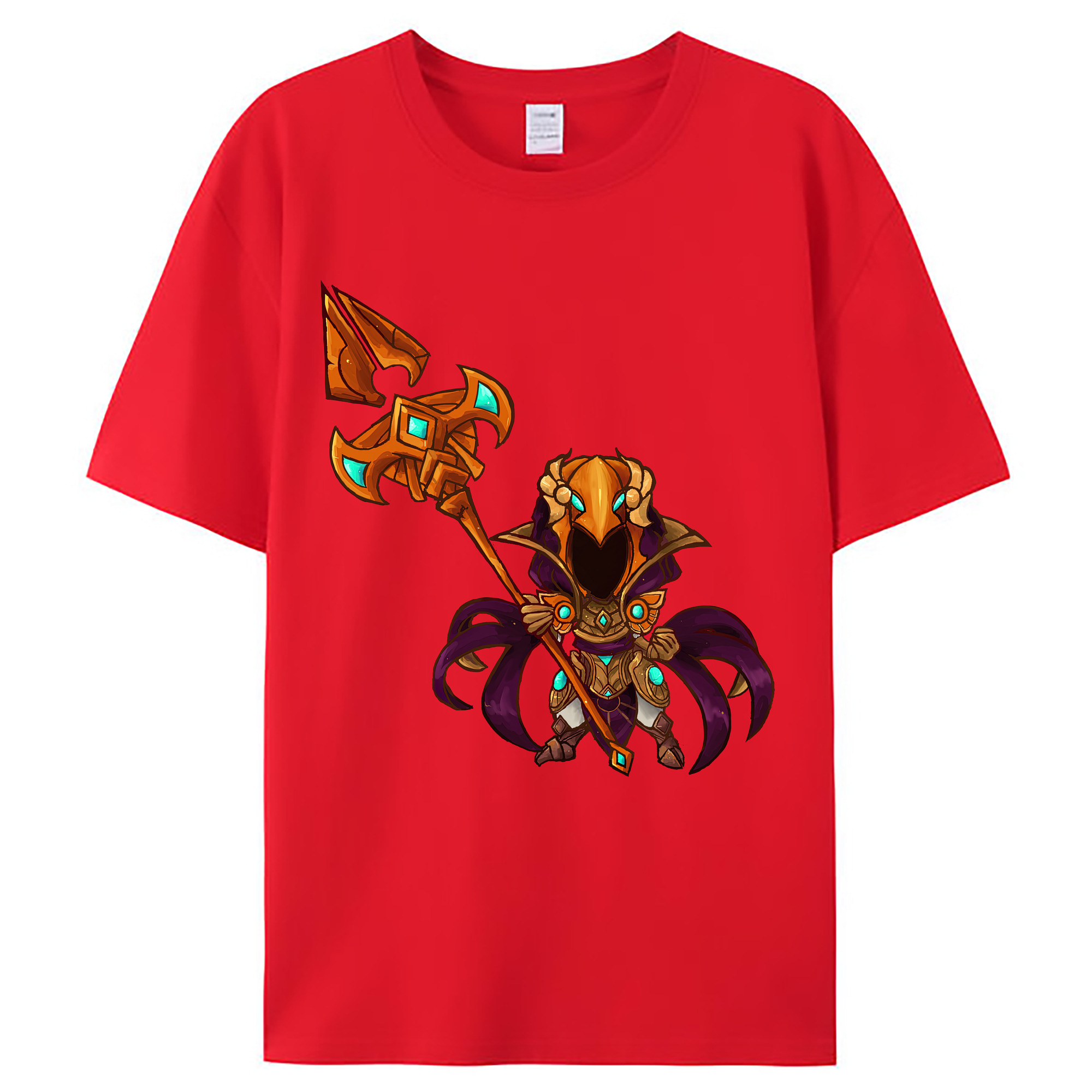 （画像用） リーグ・オブ・レジェンド League of Legends LOL レディースカジュアルプリントTシャツ（綿100％）