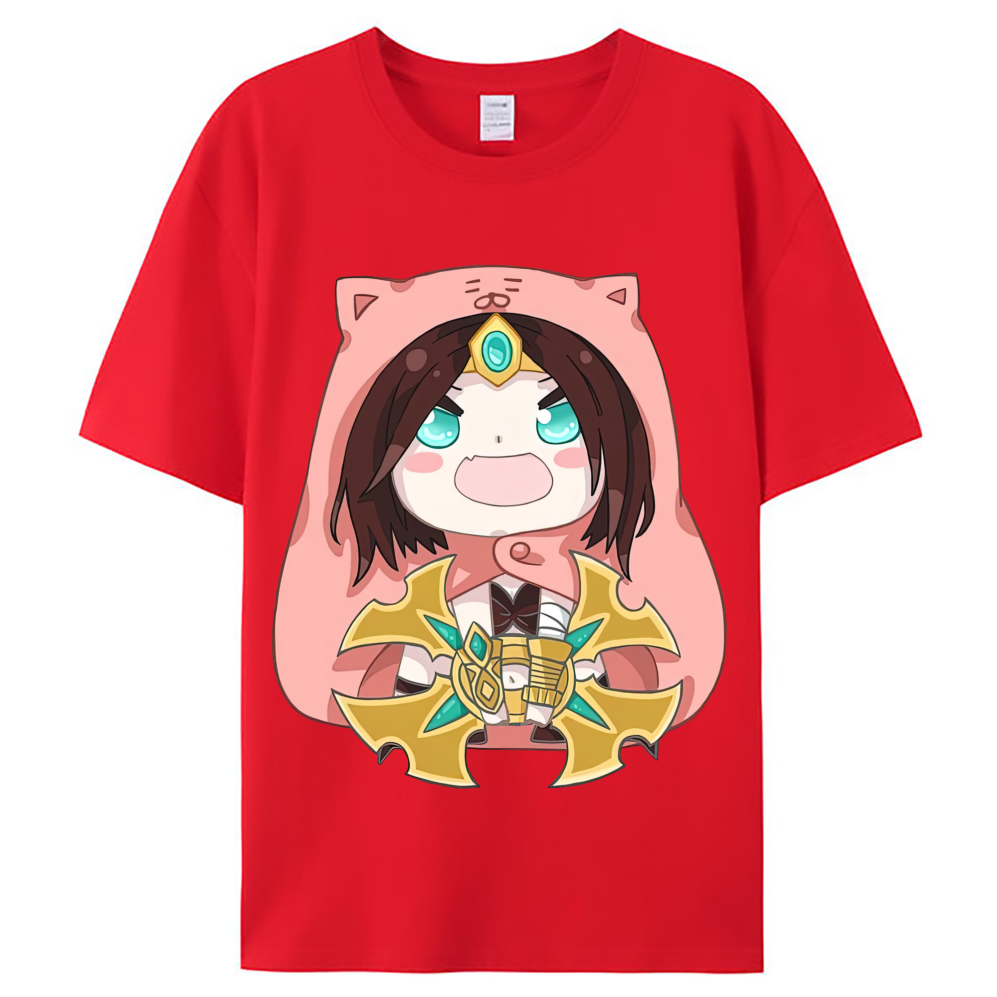 （画像用） リーグ・オブ・レジェンド League of Legends LOL レディースカジュアルプリントTシャツ（綿100％）