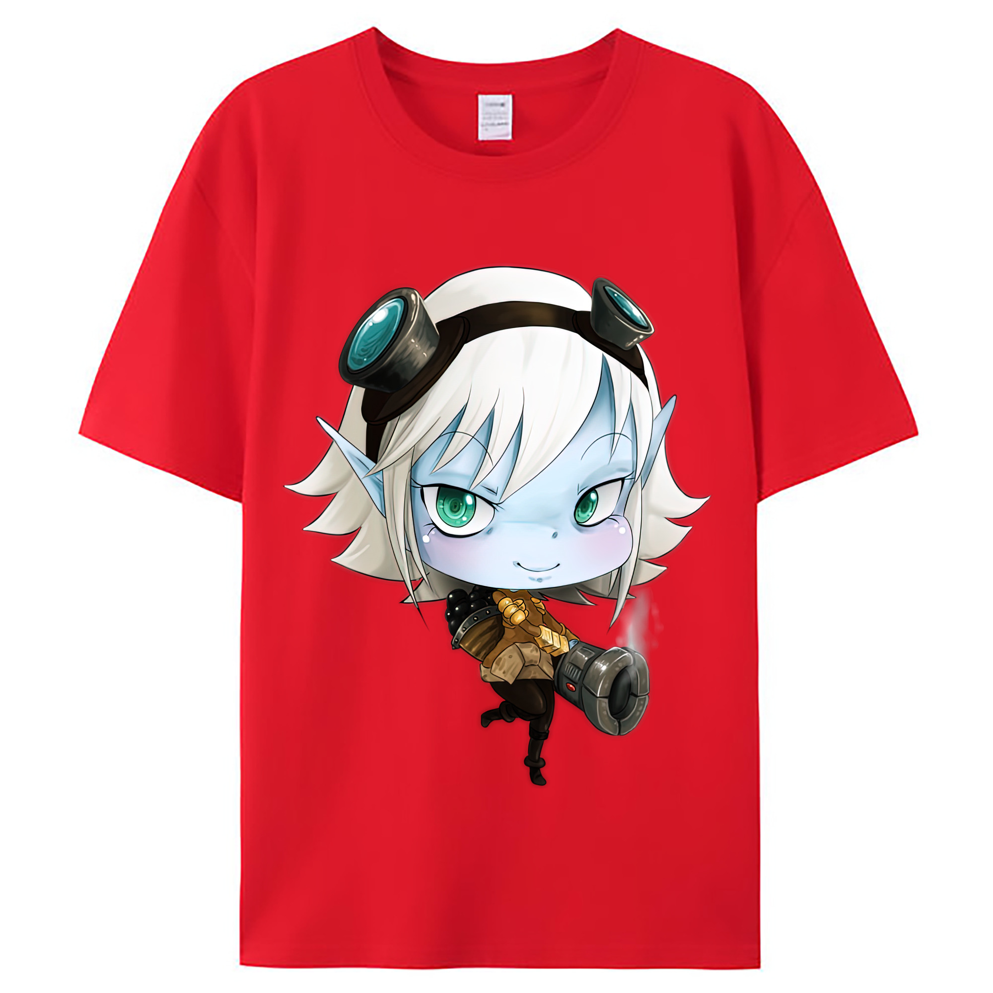 （画像用） リーグ・オブ・レジェンド League of Legends LOL レディースカジュアルプリントTシャツ（綿100％）