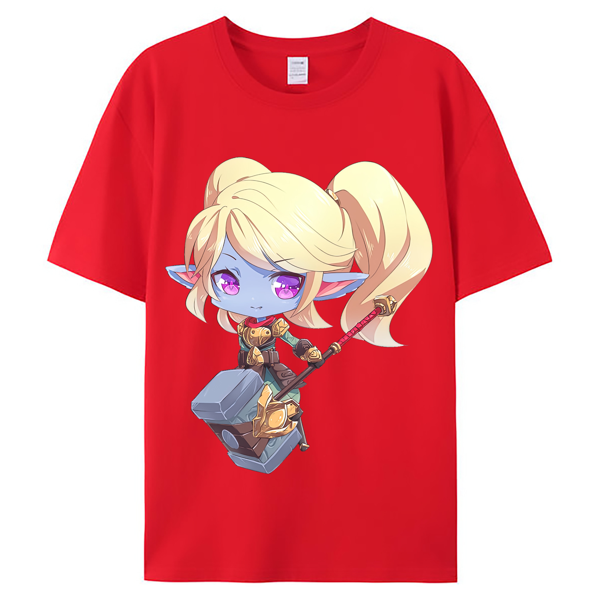 （画像用） リーグ・オブ・レジェンド League of Legends LOL レディースカジュアルプリントTシャツ（綿100％）