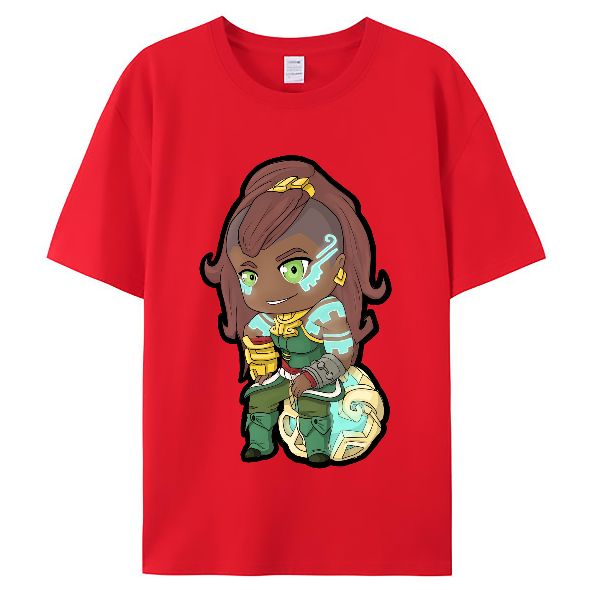 （画像用） リーグ・オブ・レジェンド League of Legends LOL レディースカジュアルプリントTシャツ（綿100％）