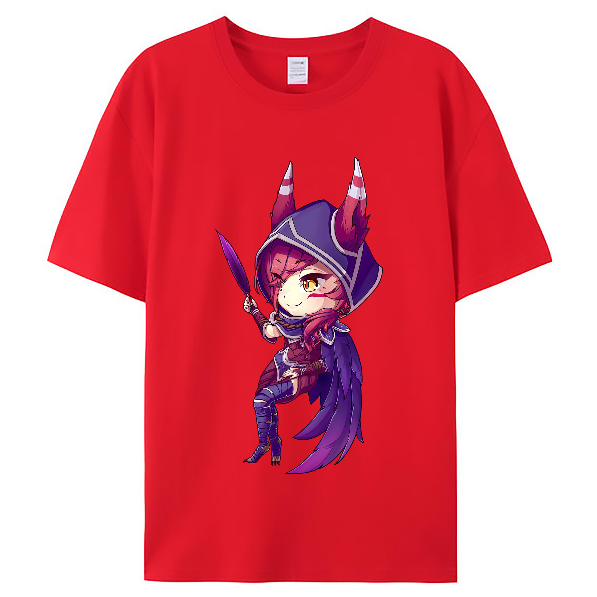 （画像用） リーグ・オブ・レジェンド League of Legends LOL レディースカジュアルプリントTシャツ（綿100％）