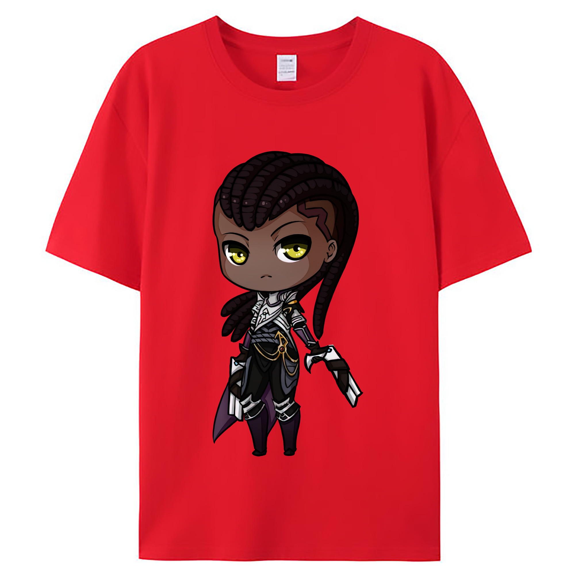 （画像用） リーグ・オブ・レジェンド League of Legends LOL レディースカジュアルプリントTシャツ（綿100％）