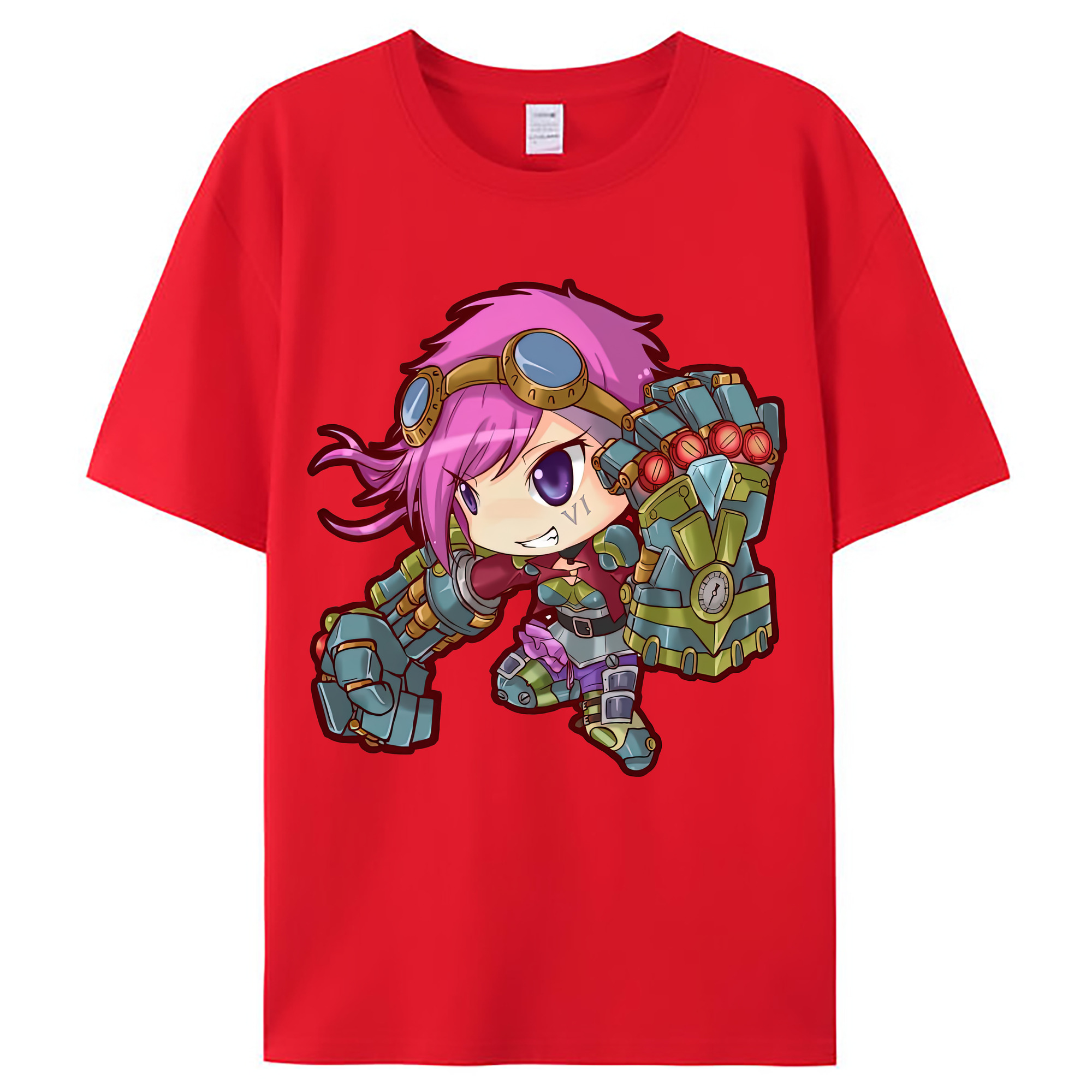 （画像用） リーグ・オブ・レジェンド League of Legends LOL レディースカジュアルプリントTシャツ（綿100％）