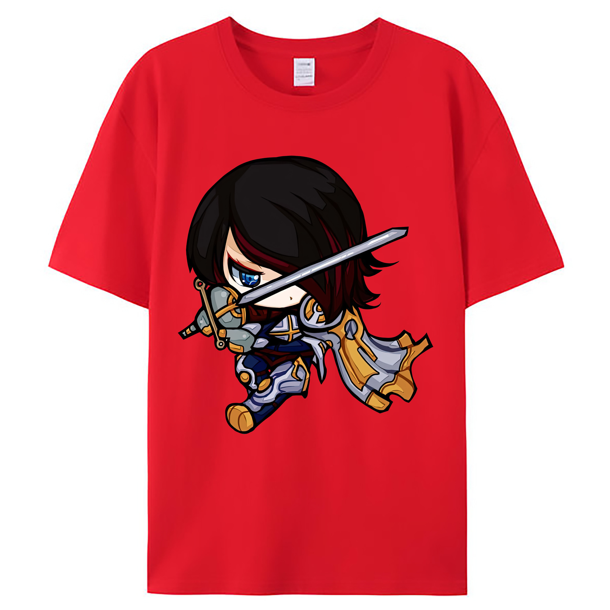（画像用） リーグ・オブ・レジェンド League of Legends LOL レディースカジュアルプリントTシャツ（綿100％）