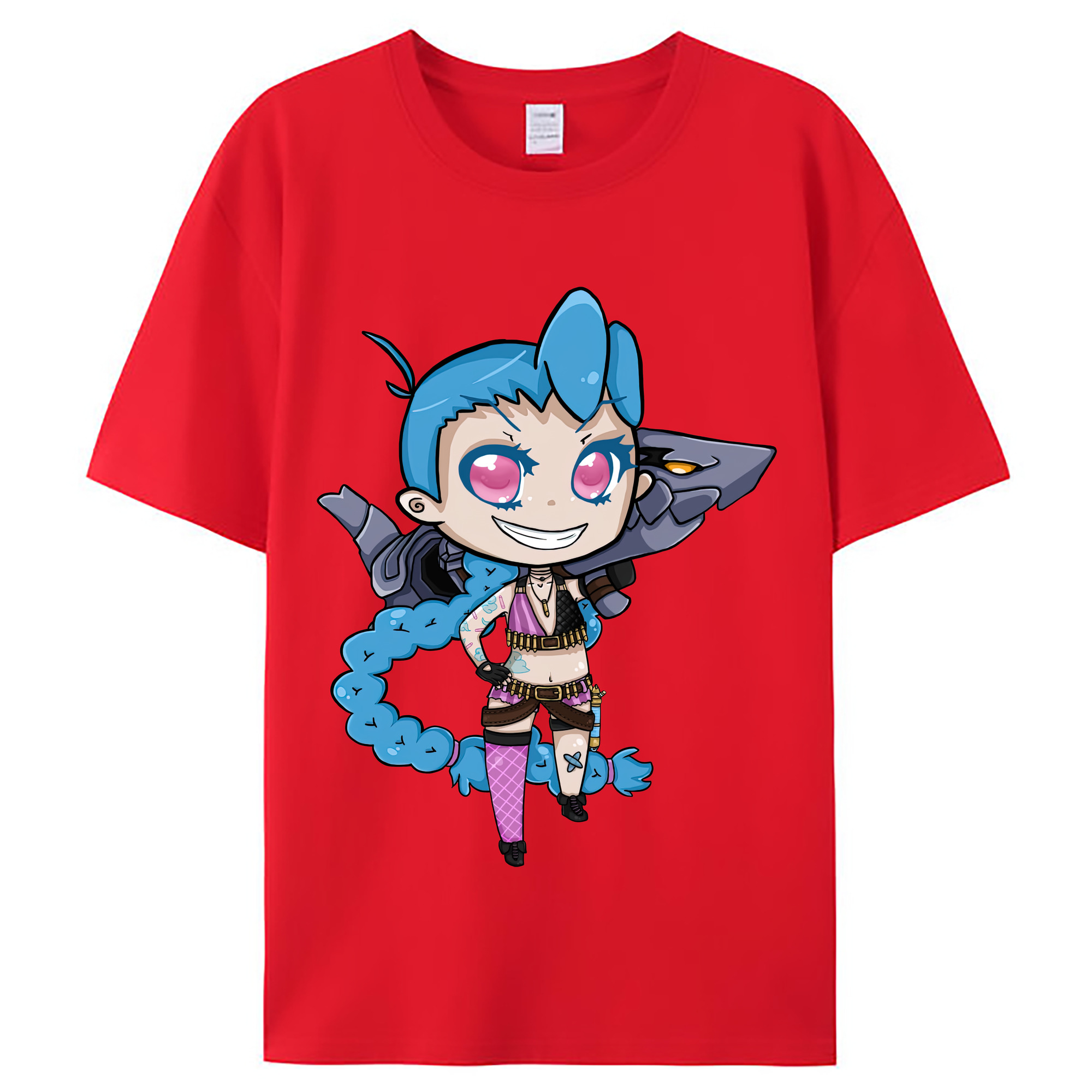 （画像用） リーグ・オブ・レジェンド League of Legends LOL レディースカジュアルプリントTシャツ（綿100％）