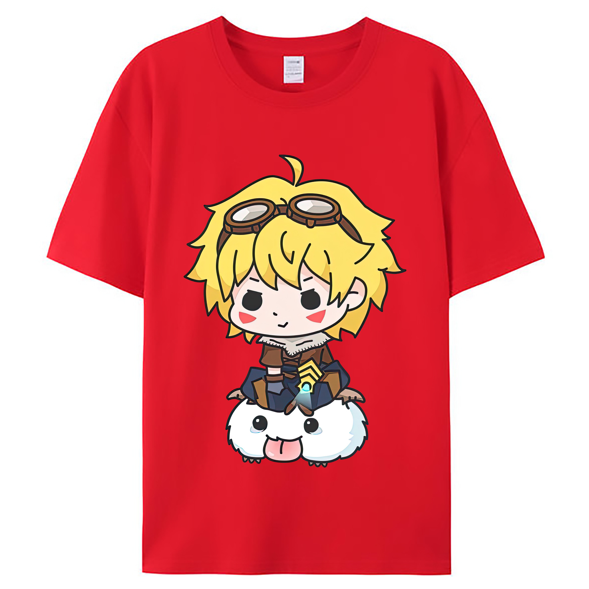 （画像用） リーグ・オブ・レジェンド League of Legends LOL レディースカジュアルプリントTシャツ（綿100％）