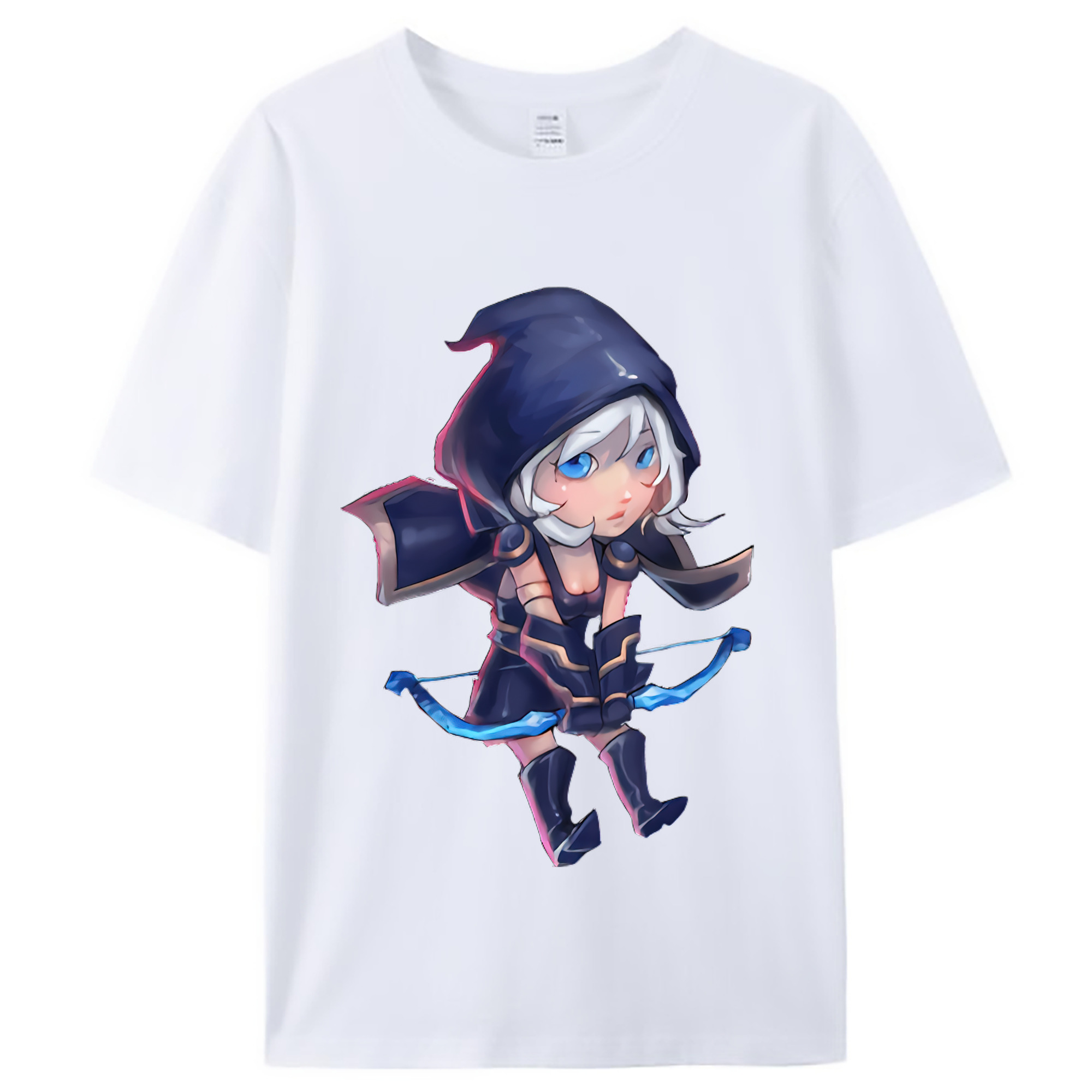 （画像用） リーグ・オブ・レジェンド League of Legends LOL レディースカジュアルプリントTシャツ（綿100％）