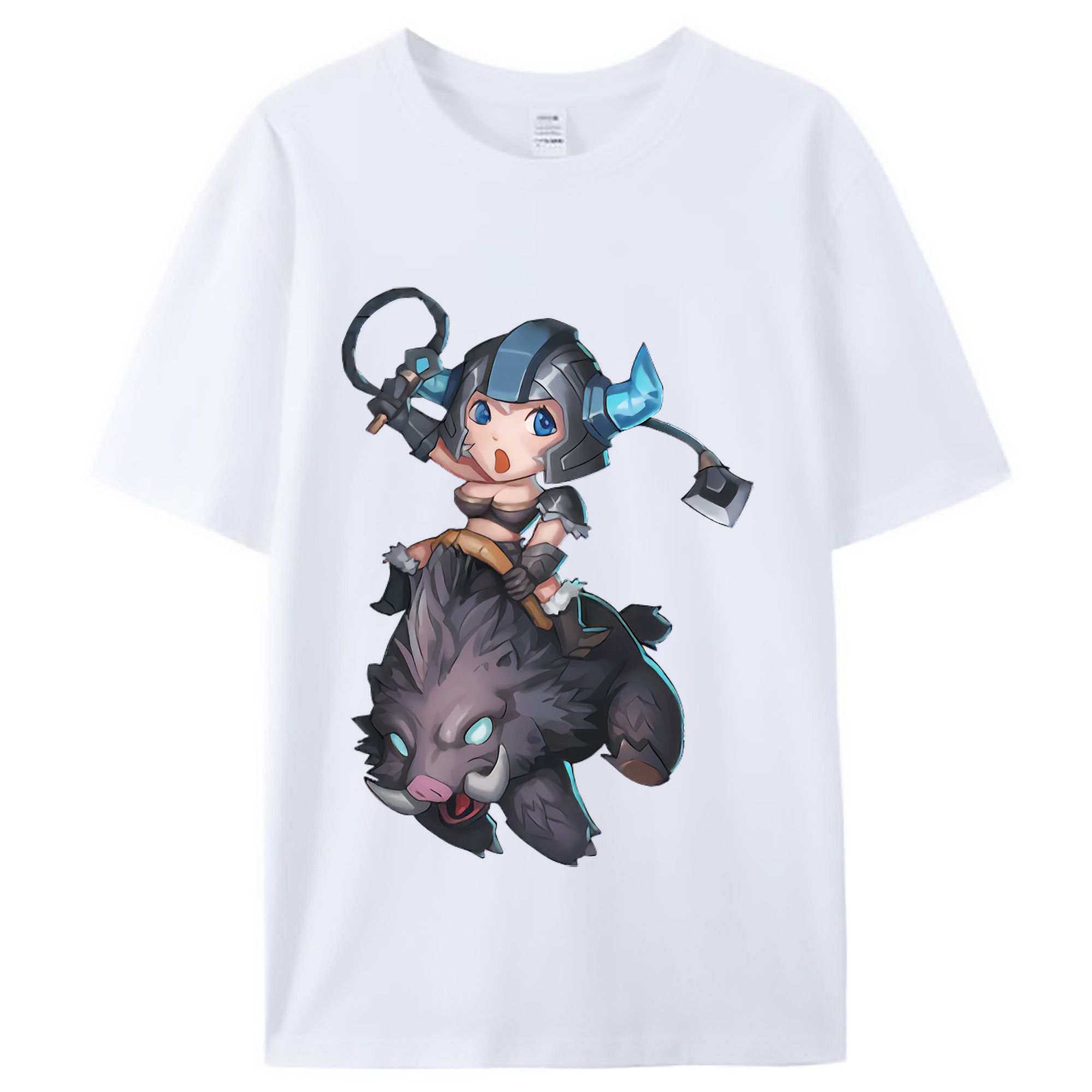 （画像用） リーグ・オブ・レジェンド League of Legends LOL レディースカジュアルプリントTシャツ（綿100％）