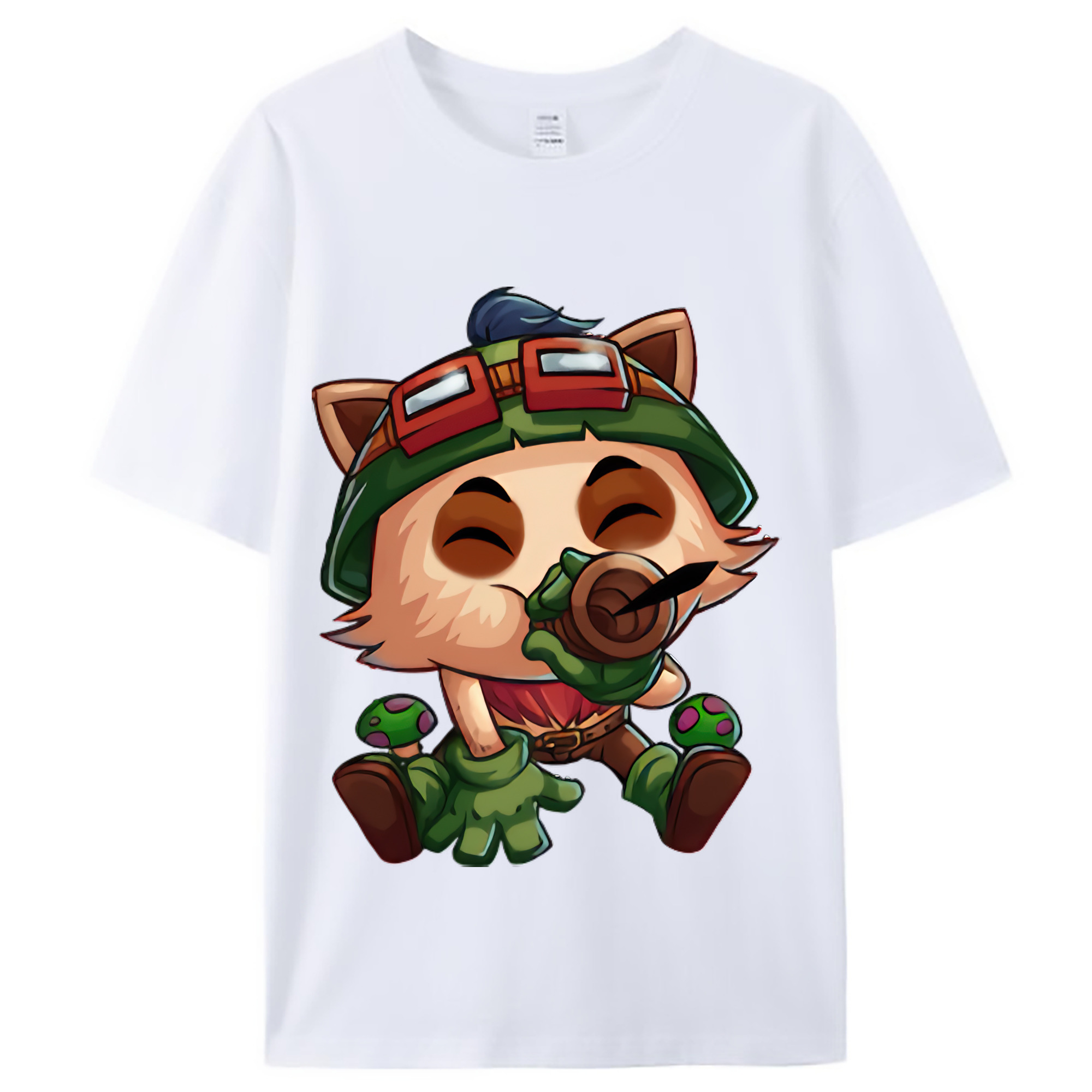 （画像用） リーグ・オブ・レジェンド League of Legends LOL レディースカジュアルプリントTシャツ（綿100％）