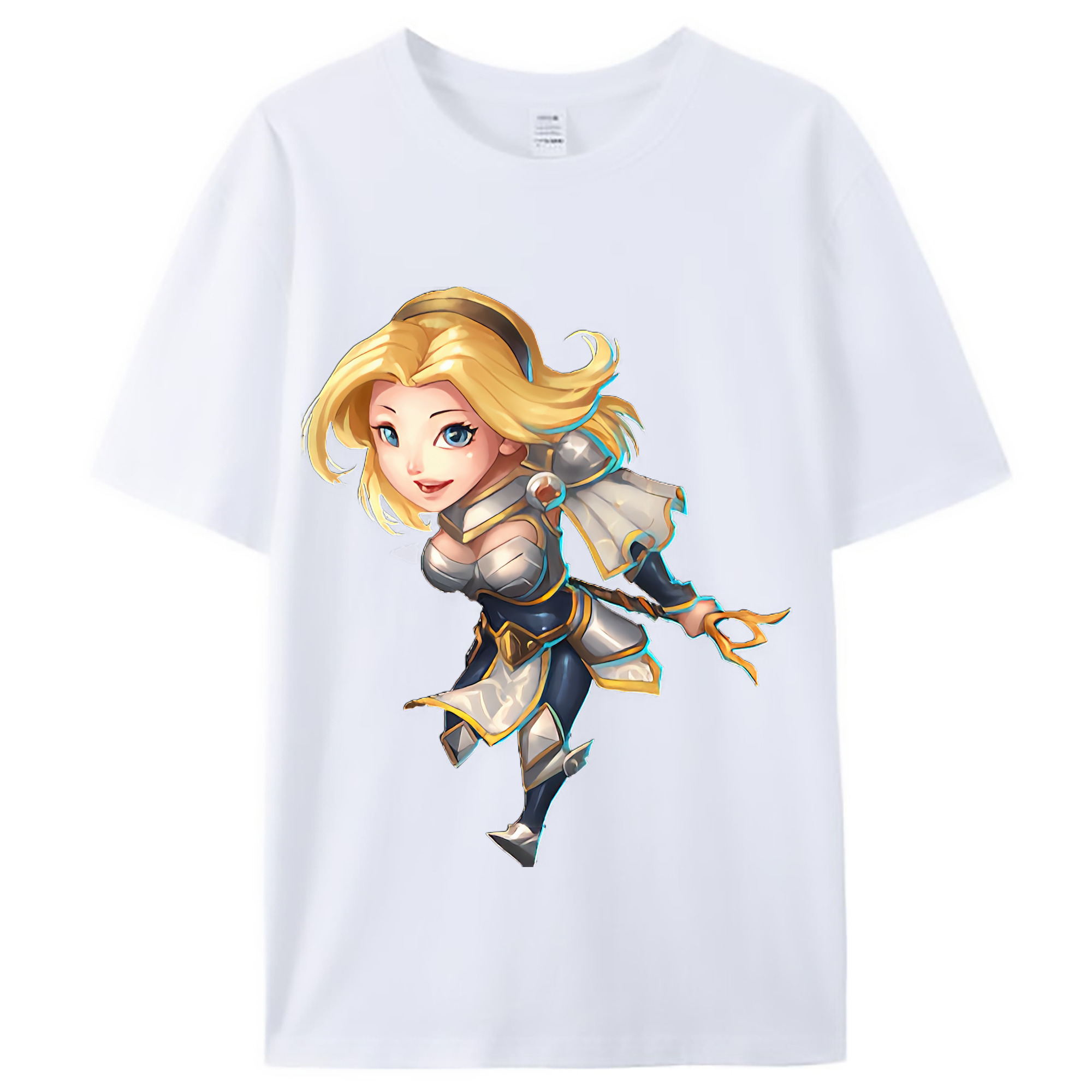 （画像用） リーグ・オブ・レジェンド League of Legends LOL レディースカジュアルプリントTシャツ（綿100％）