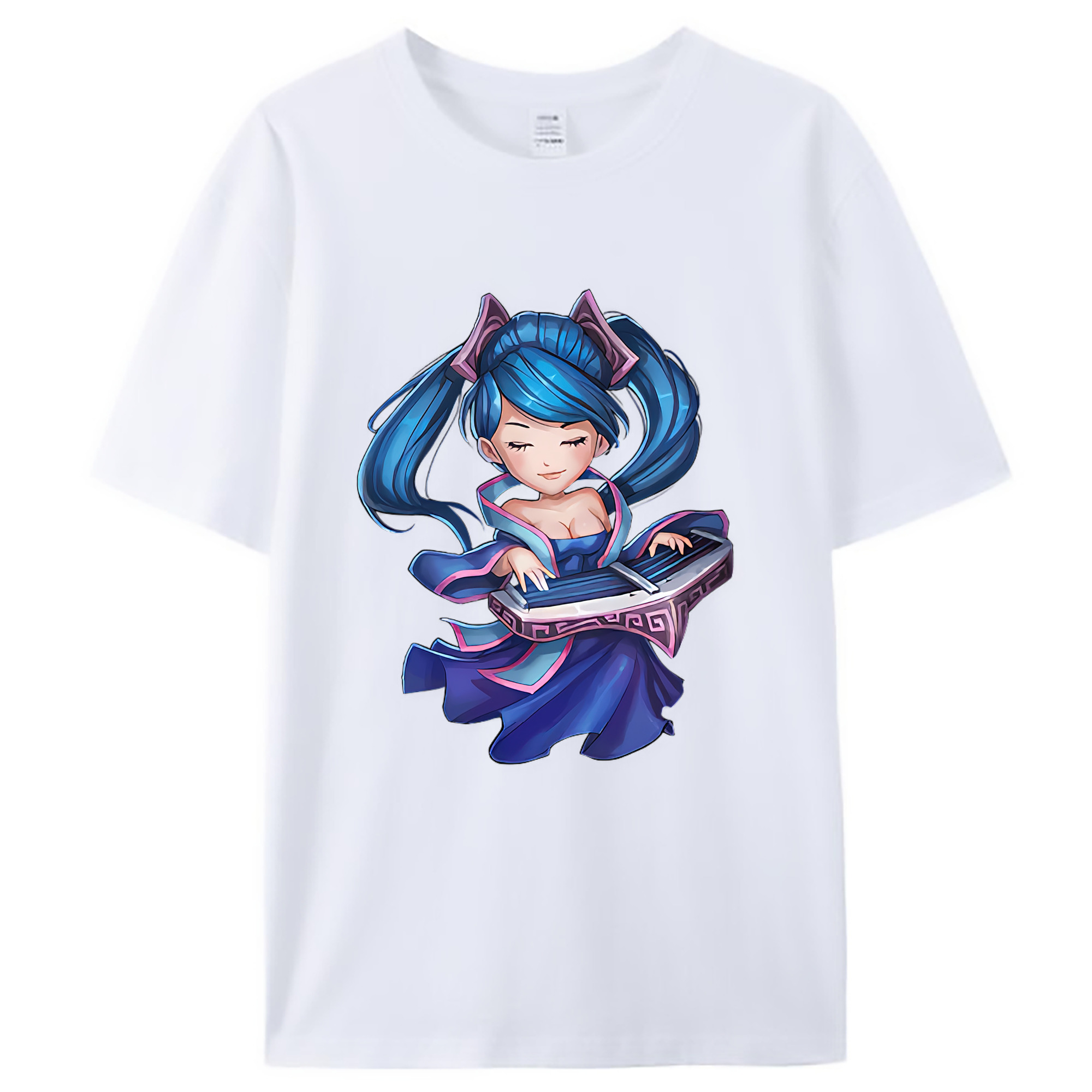 （画像用） リーグ・オブ・レジェンド League of Legends LOL レディースカジュアルプリントTシャツ（綿100％）