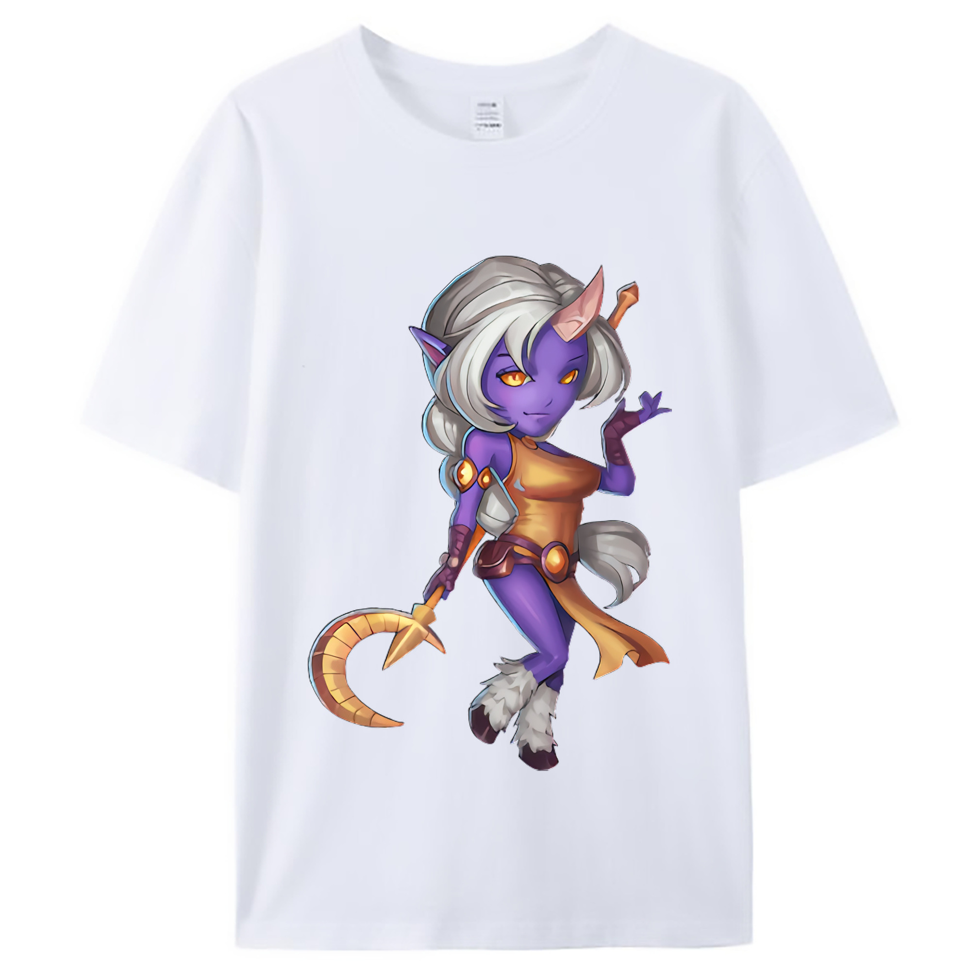 （画像用） リーグ・オブ・レジェンド League of Legends LOL レディースカジュアルプリントTシャツ（綿100％）