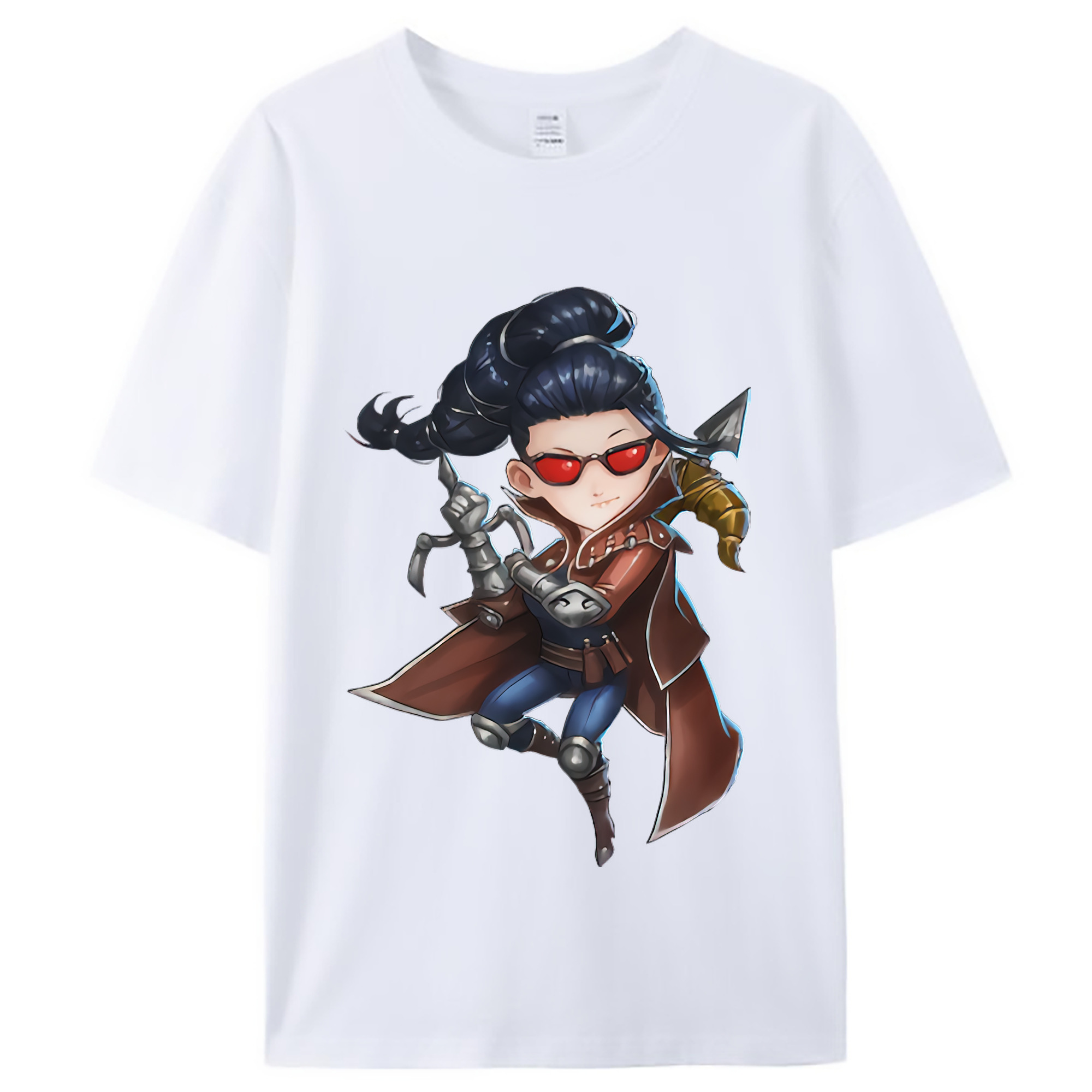 （画像用） リーグ・オブ・レジェンド League of Legends LOL レディースカジュアルプリントTシャツ（綿100％）