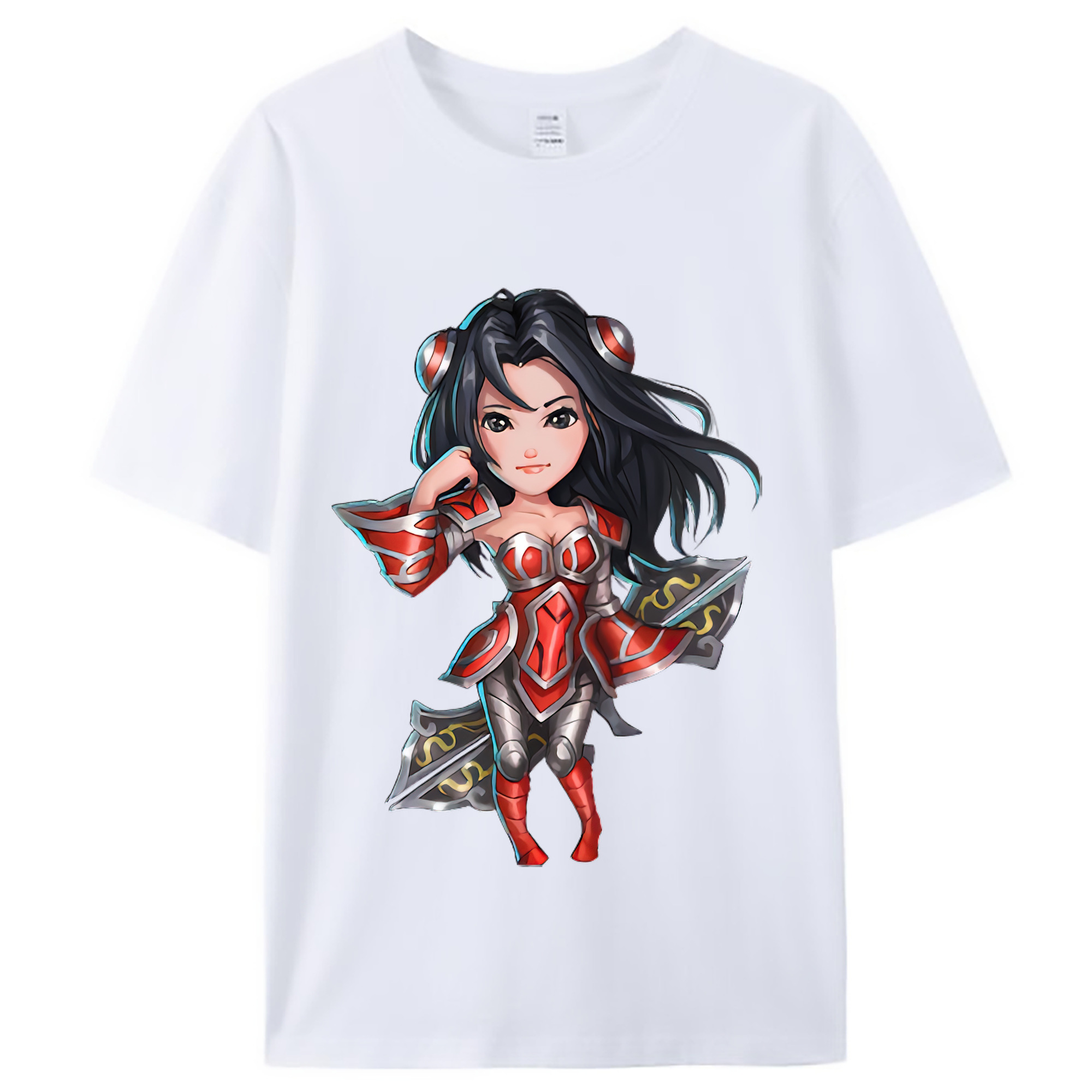（画像用） リーグ・オブ・レジェンド League of Legends LOL レディースカジュアルプリントTシャツ（綿100％）