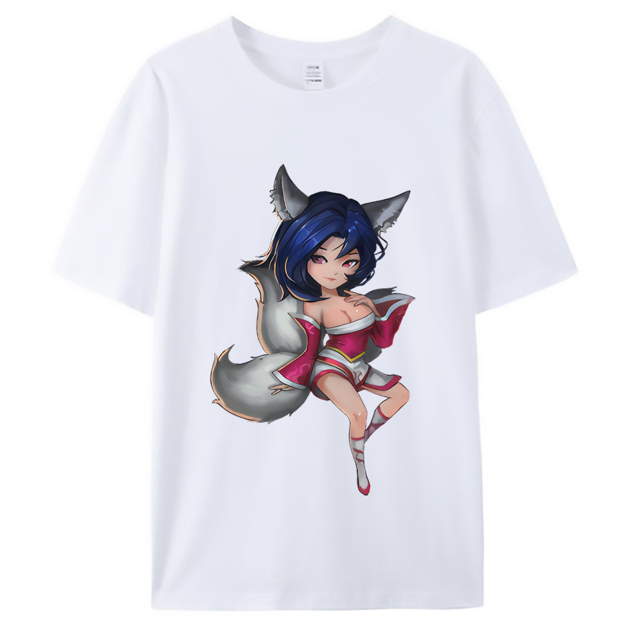 （画像用） リーグ・オブ・レジェンド League of Legends LOL レディースカジュアルプリントTシャツ（綿100％）