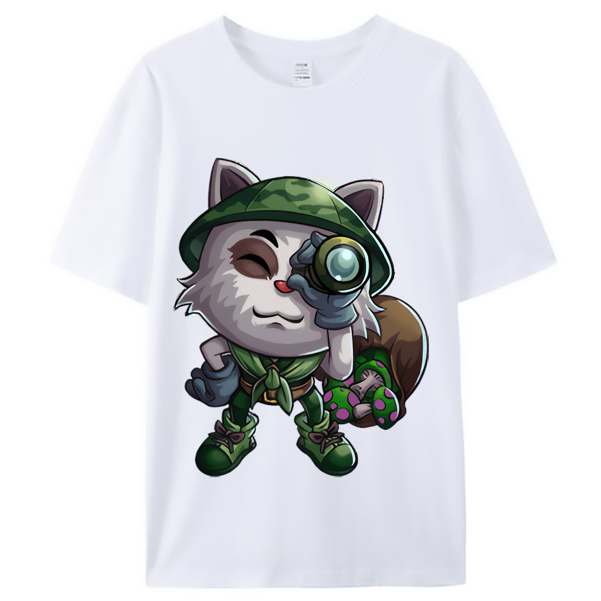 （画像用） リーグ・オブ・レジェンド League of Legends LOL レディースカジュアルプリントTシャツ（綿100％）