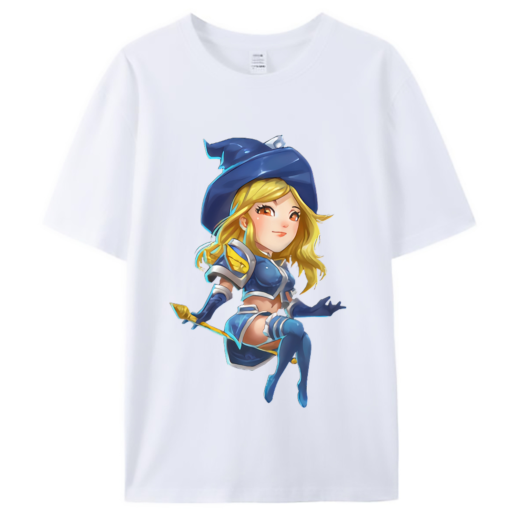 （画像用） リーグ・オブ・レジェンド League of Legends LOL レディースカジュアルプリントTシャツ（綿100％）
