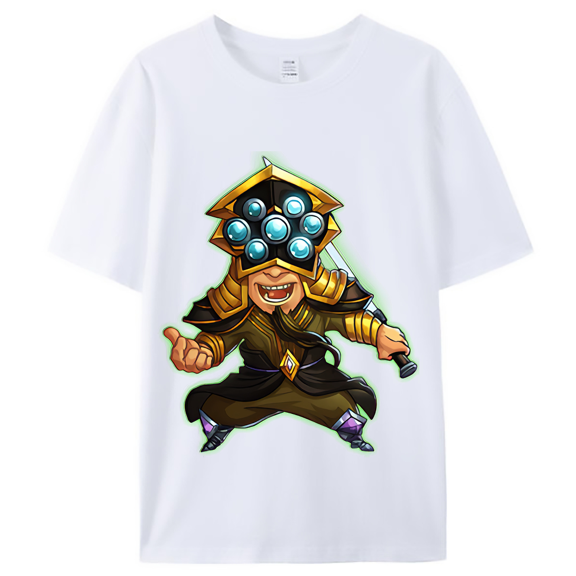 （画像用） リーグ・オブ・レジェンド League of Legends LOL レディースカジュアルプリントTシャツ（綿100％）