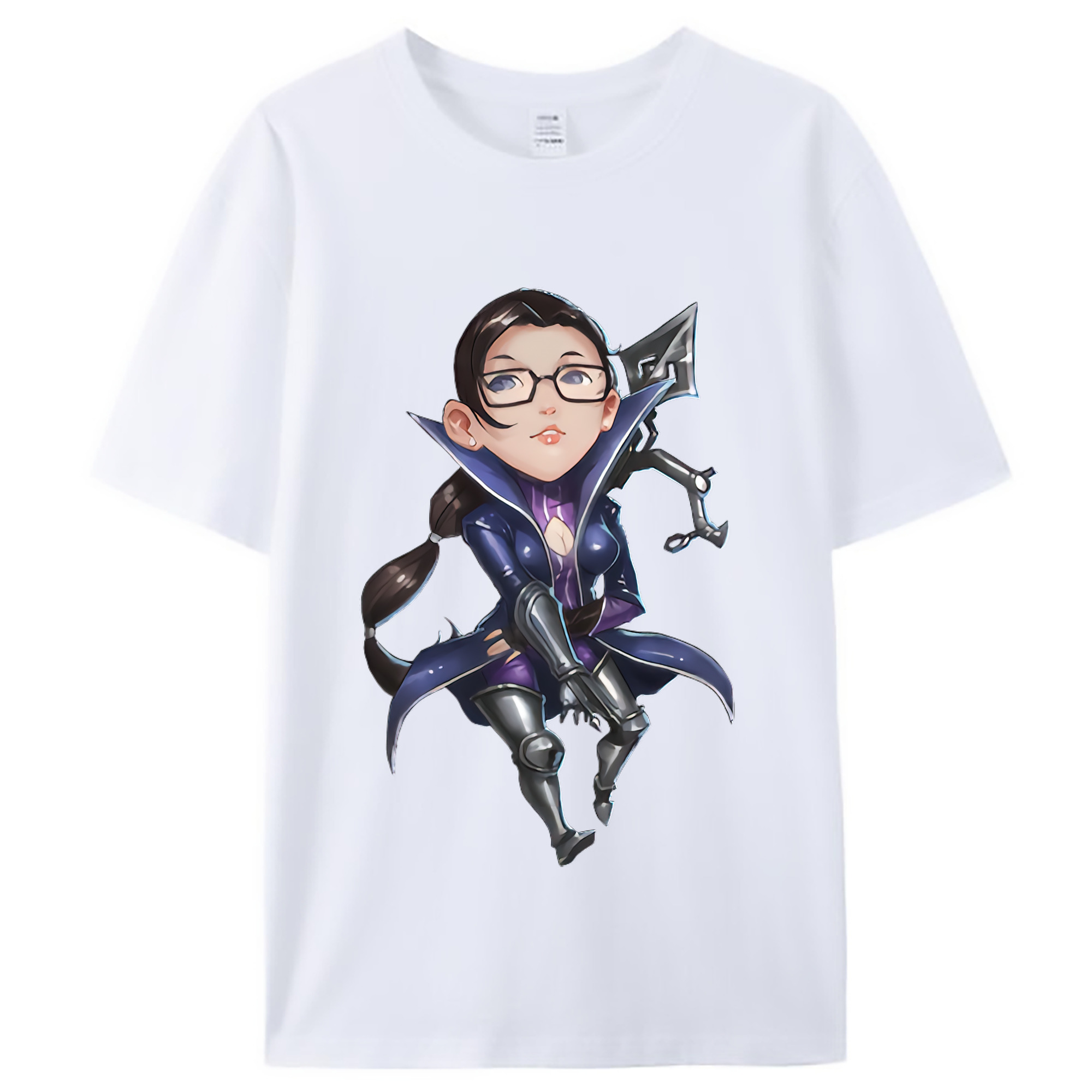 （画像用） リーグ・オブ・レジェンド League of Legends LOL レディースカジュアルプリントTシャツ（綿100％）