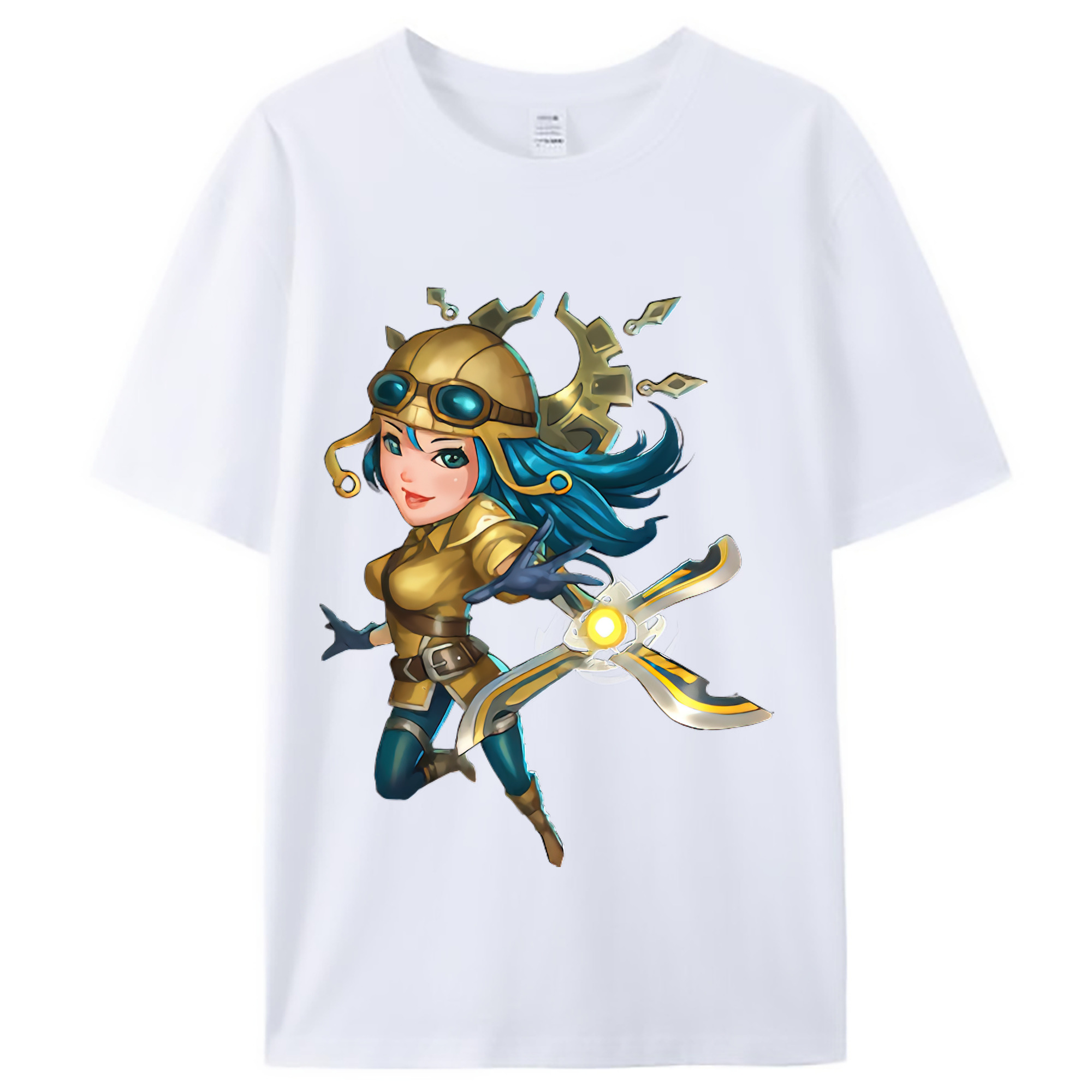 （画像用） リーグ・オブ・レジェンド League of Legends LOL レディースカジュアルプリントTシャツ（綿100％）