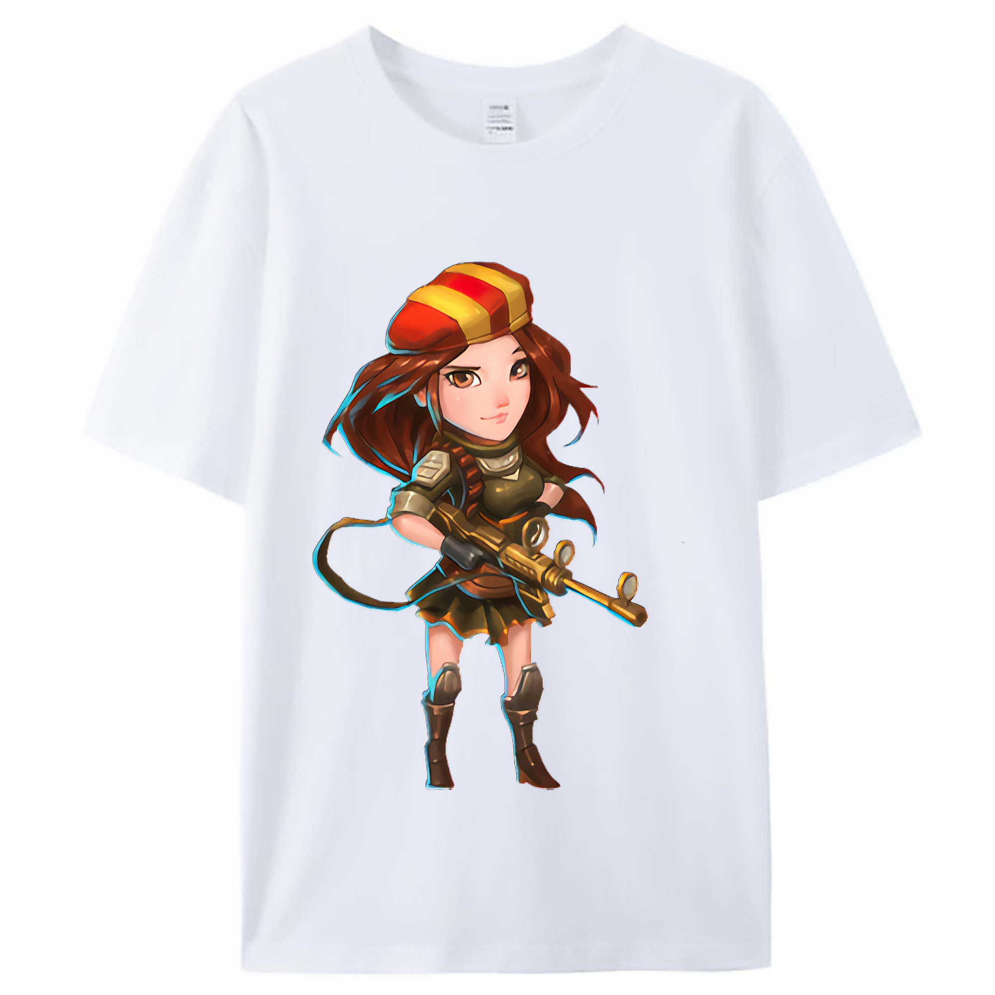 （画像用） リーグ・オブ・レジェンド League of Legends LOL レディースカジュアルプリントTシャツ（綿100％）
