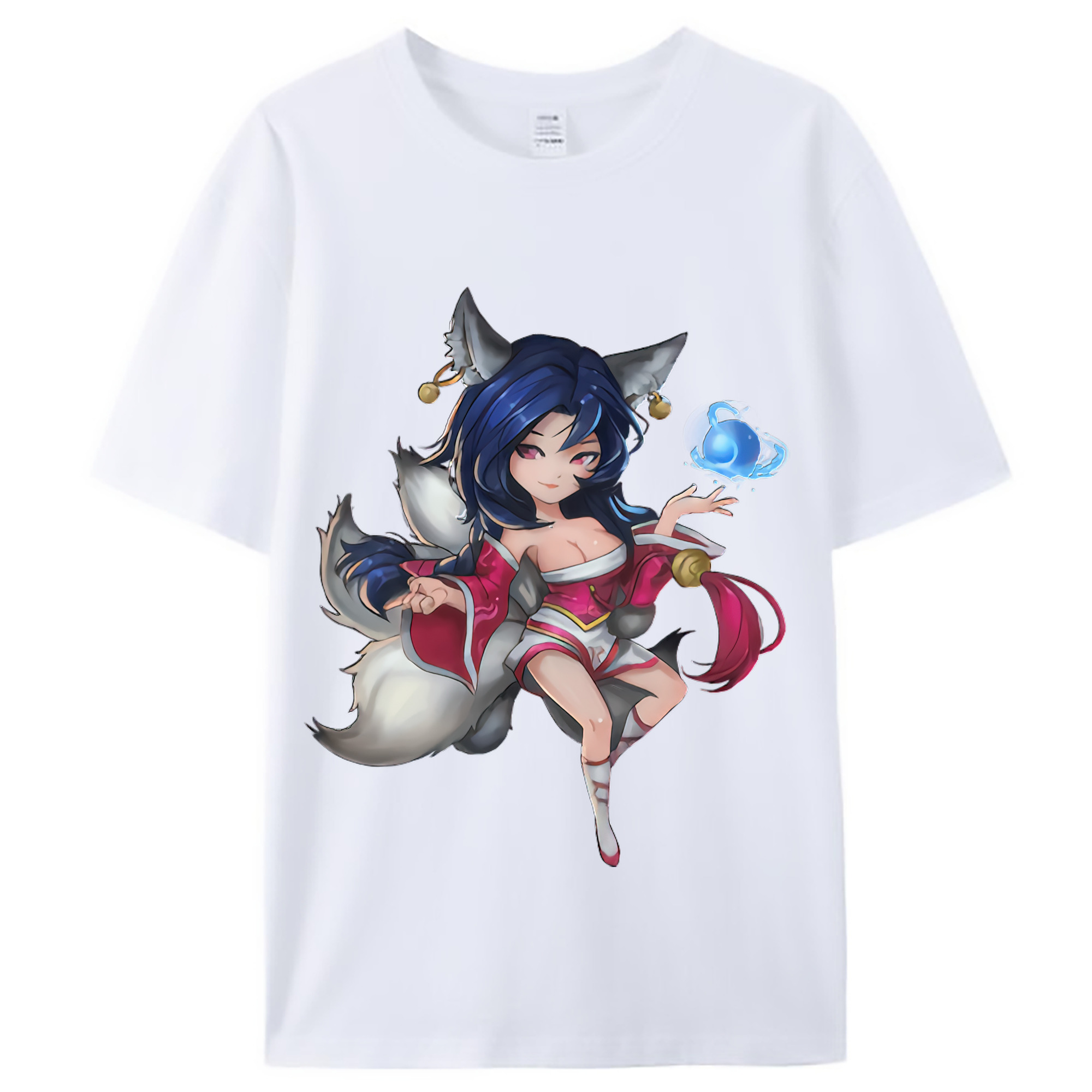 （画像用） リーグ・オブ・レジェンド League of Legends LOL レディースカジュアルプリントTシャツ（綿100％）