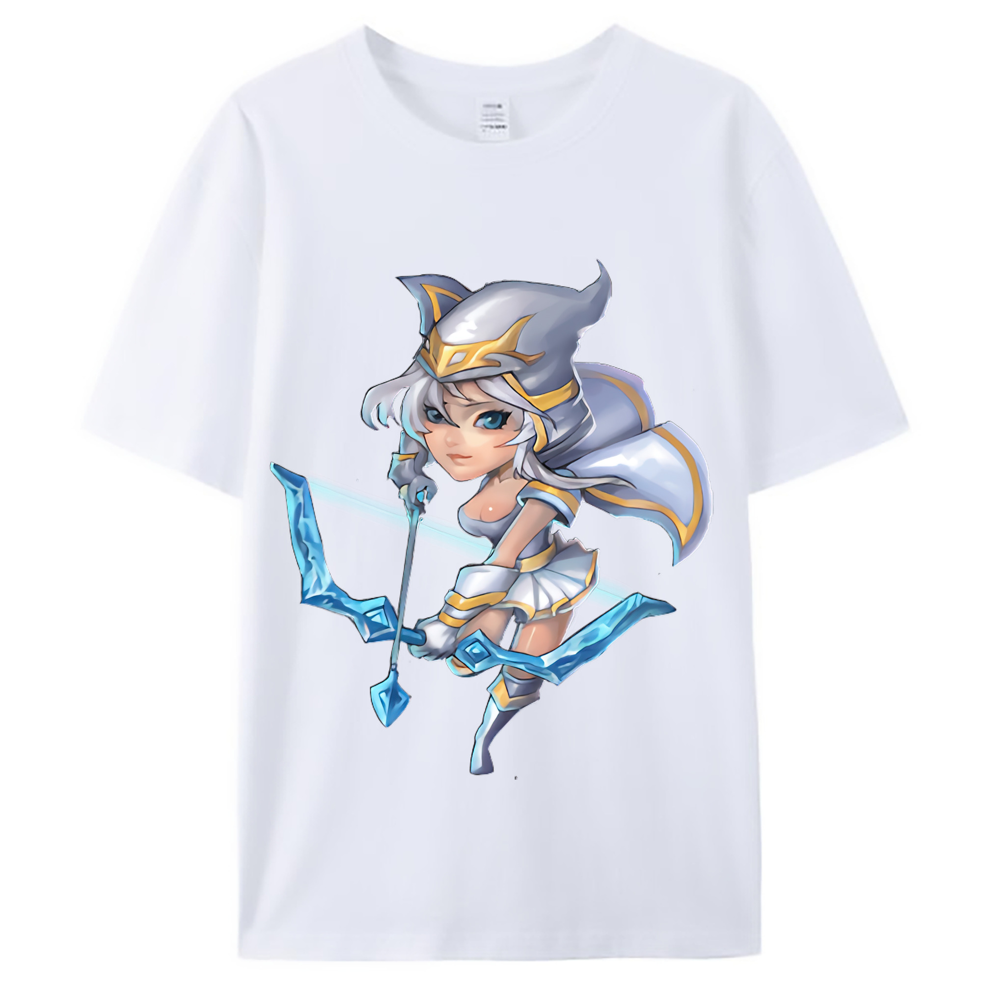 （画像用） リーグ・オブ・レジェンド League of Legends LOL レディースカジュアルプリントTシャツ（綿100％）