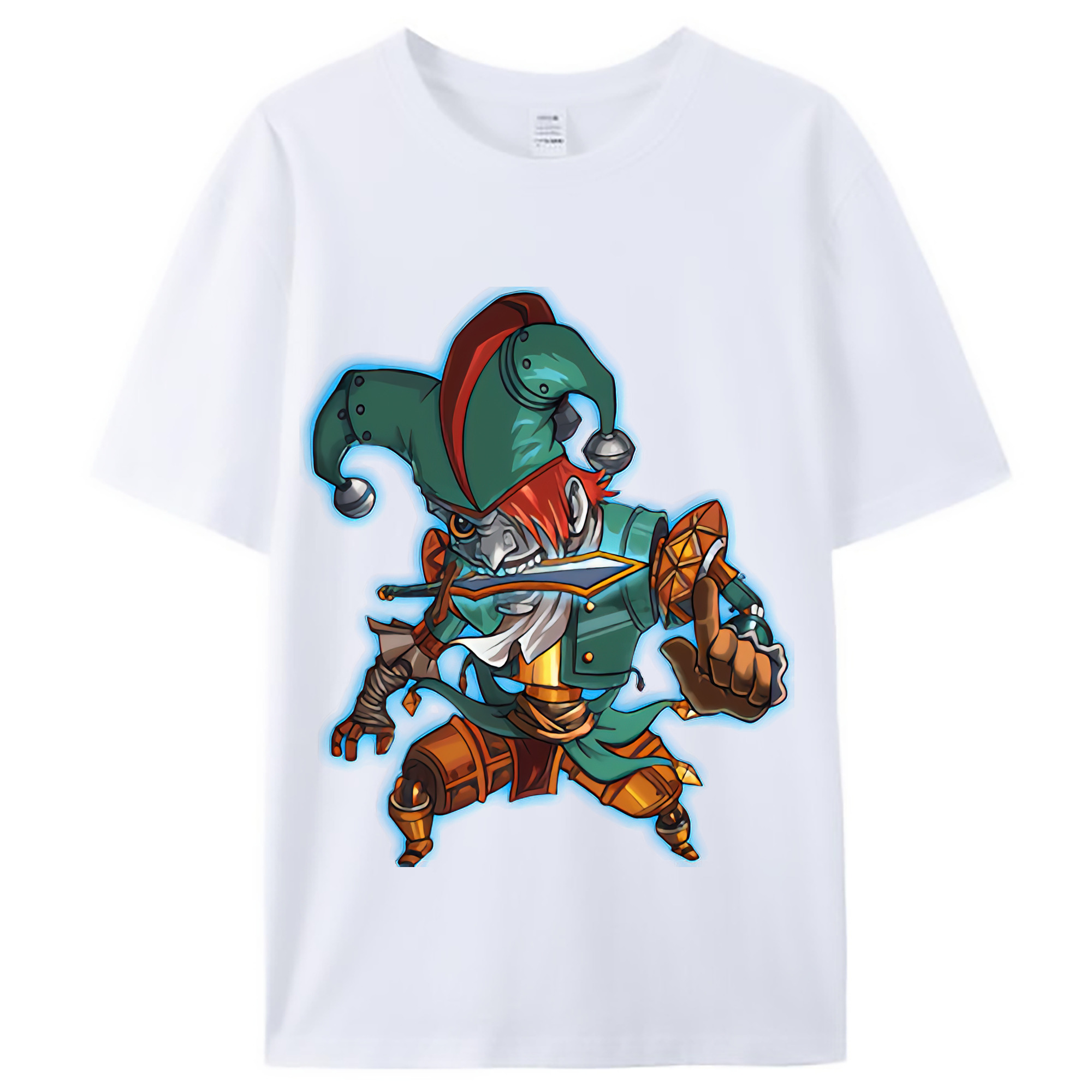 （画像用） リーグ・オブ・レジェンド League of Legends LOL レディースカジュアルプリントTシャツ（綿100％）