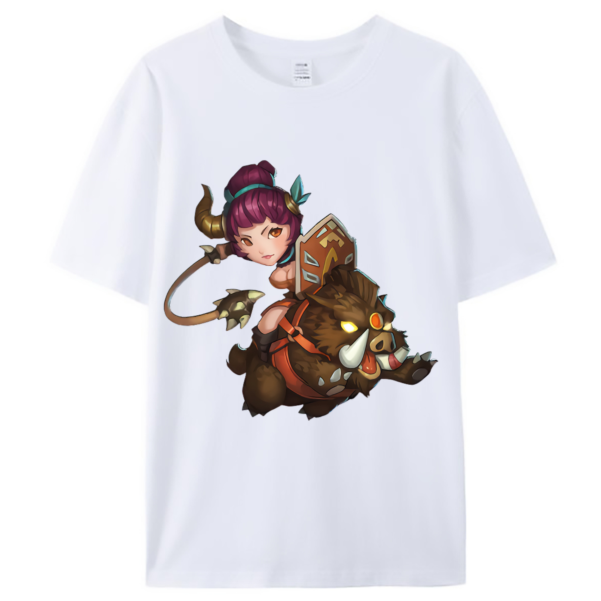 （画像用） リーグ・オブ・レジェンド League of Legends LOL レディースカジュアルプリントTシャツ（綿100％）