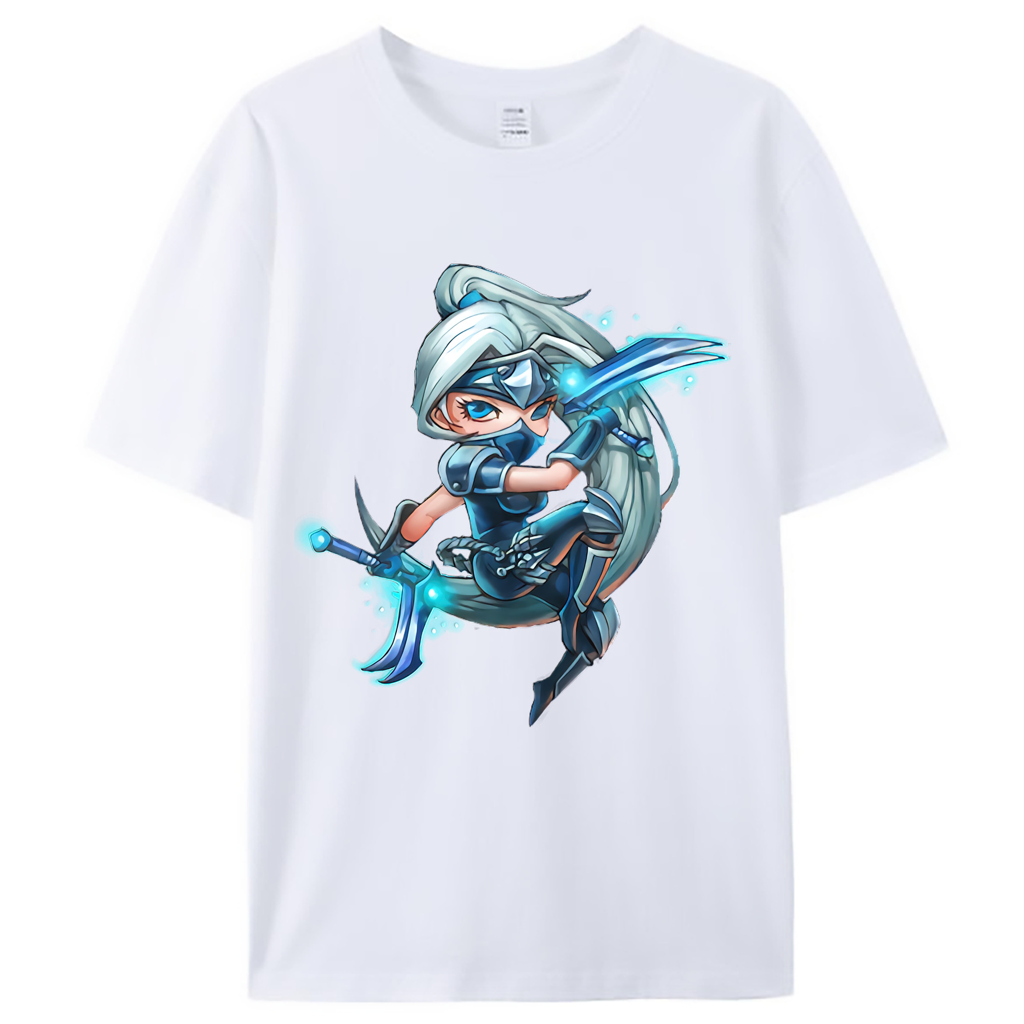 （画像用） リーグ・オブ・レジェンド League of Legends LOL レディースカジュアルプリントTシャツ（綿100％）