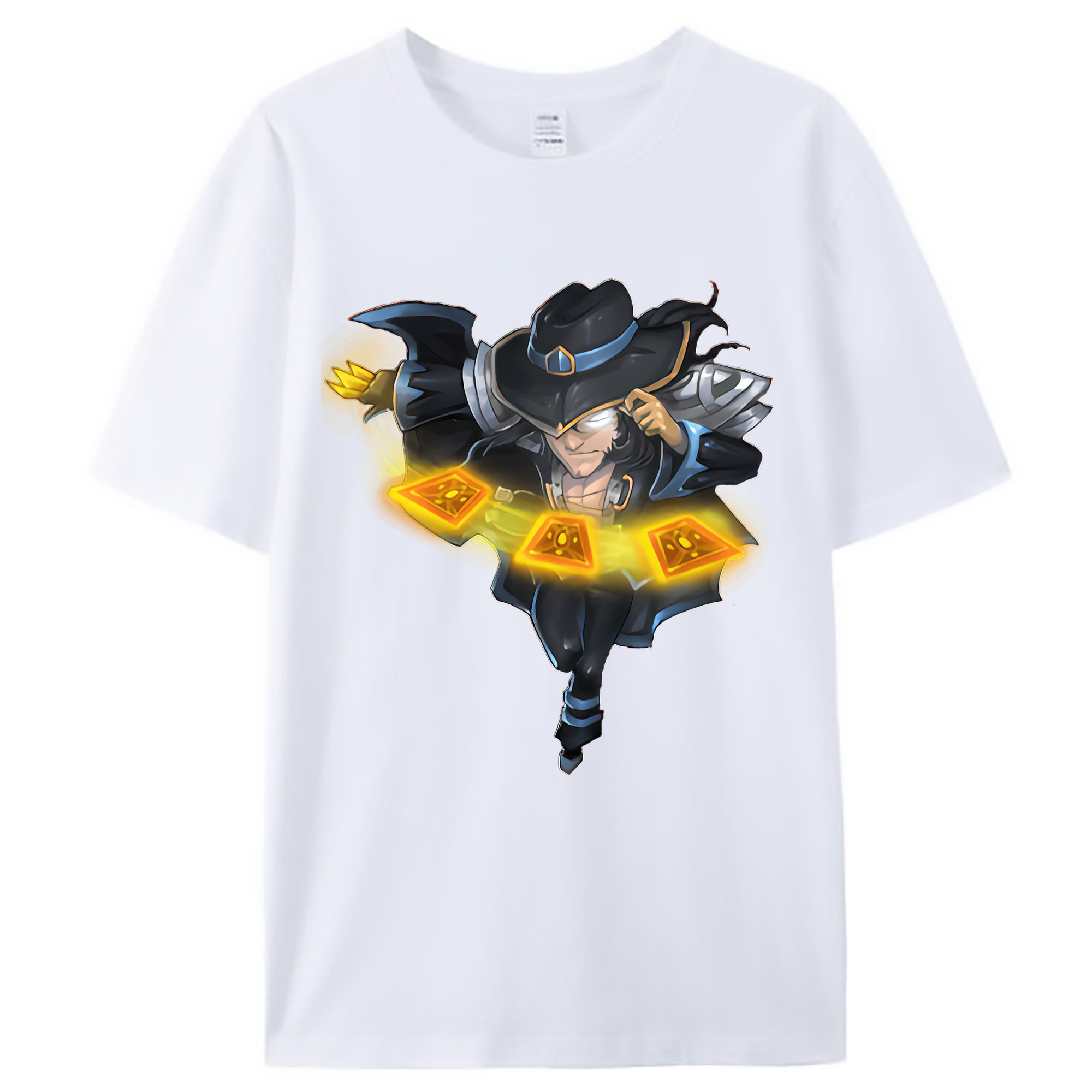 （画像用） リーグ・オブ・レジェンド League of Legends LOL レディースカジュアルプリントTシャツ（綿100％）