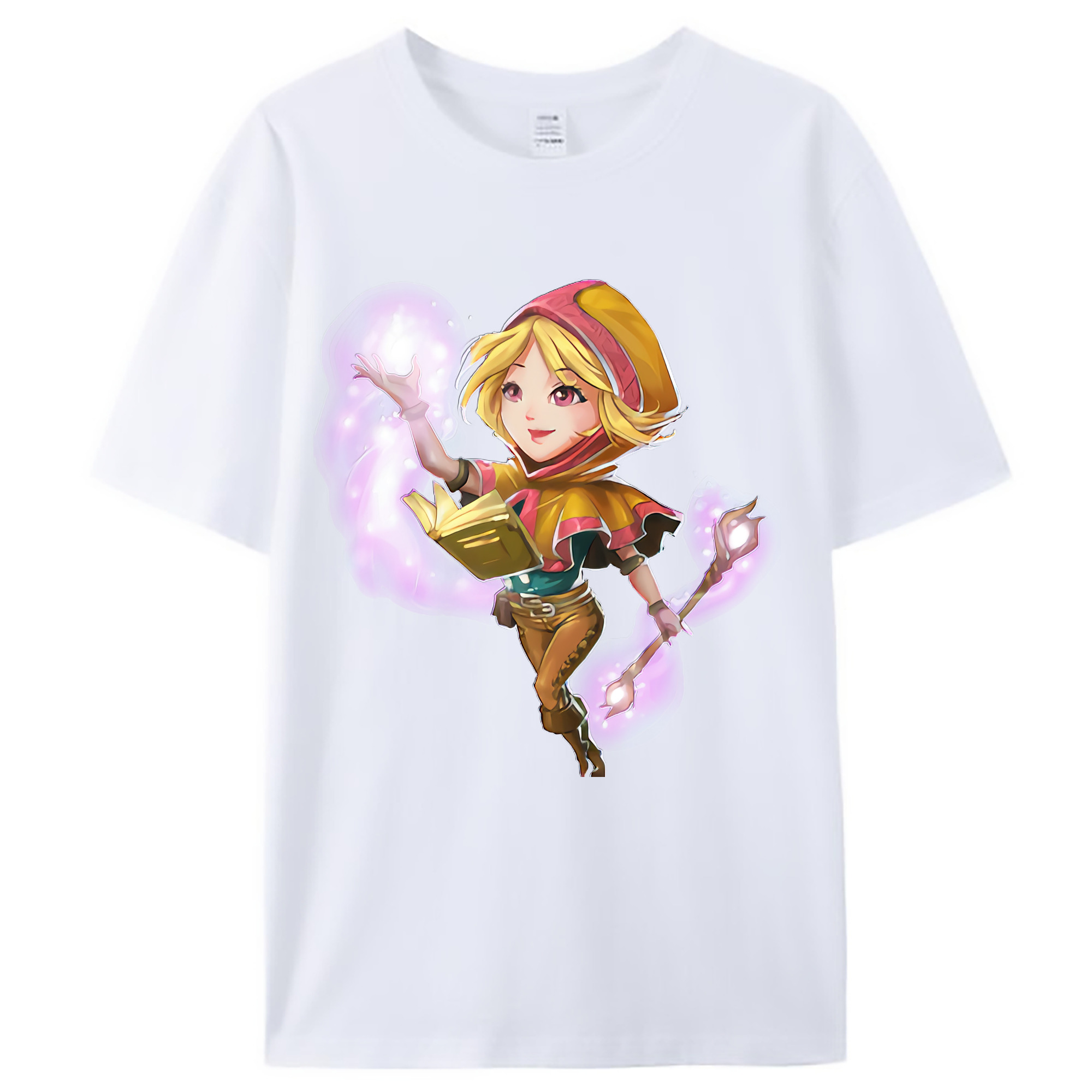 （画像用） リーグ・オブ・レジェンド League of Legends LOL レディースカジュアルプリントTシャツ（綿100％）
