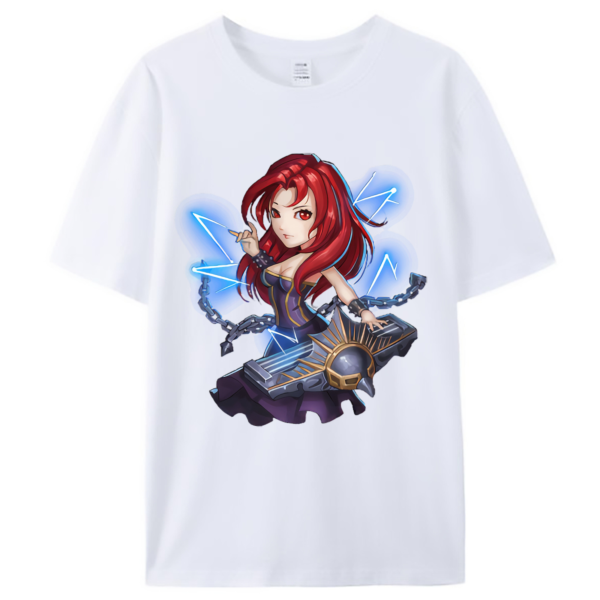 （画像用） リーグ・オブ・レジェンド League of Legends LOL レディースカジュアルプリントTシャツ（綿100％）