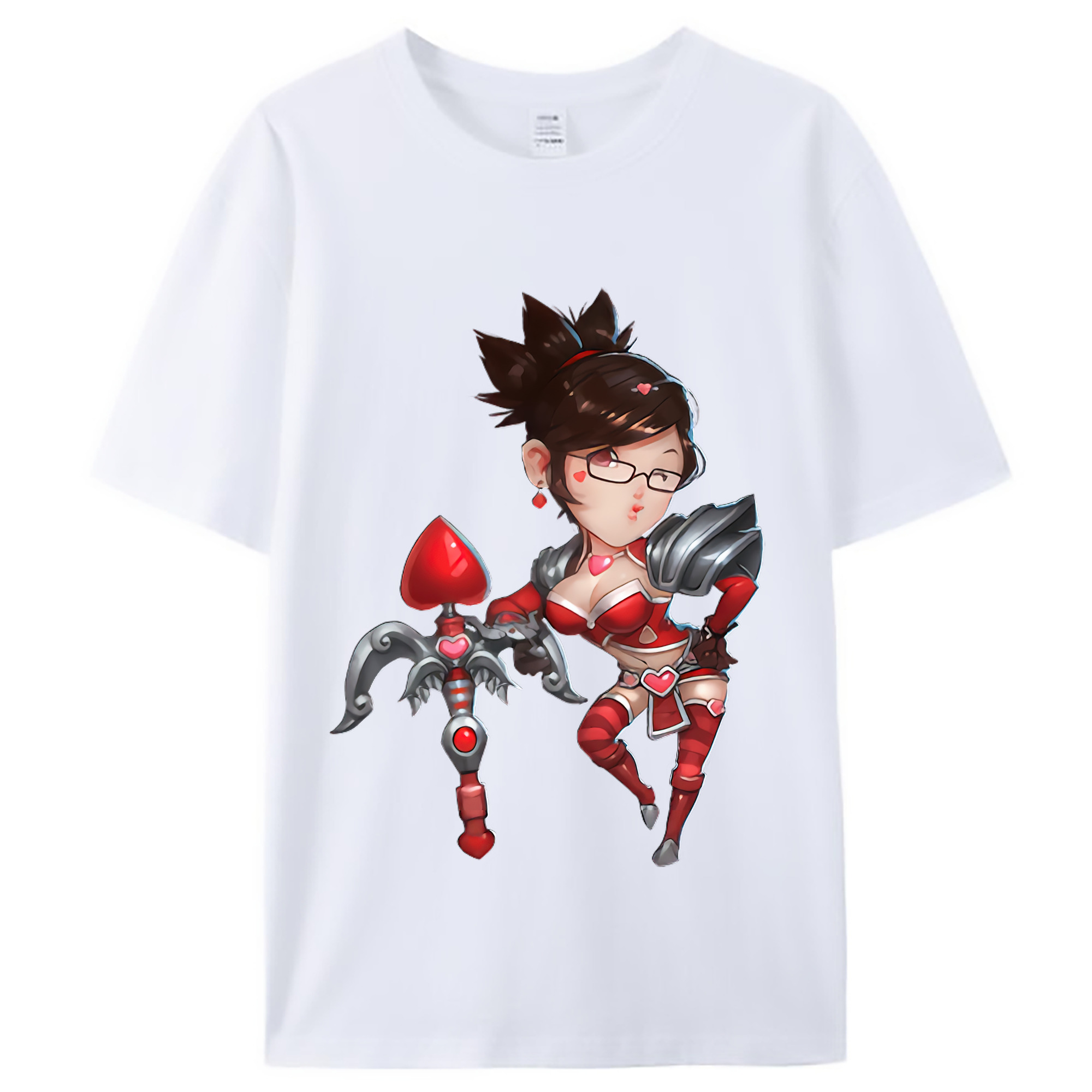 （画像用） リーグ・オブ・レジェンド League of Legends LOL レディースカジュアルプリントTシャツ（綿100％）