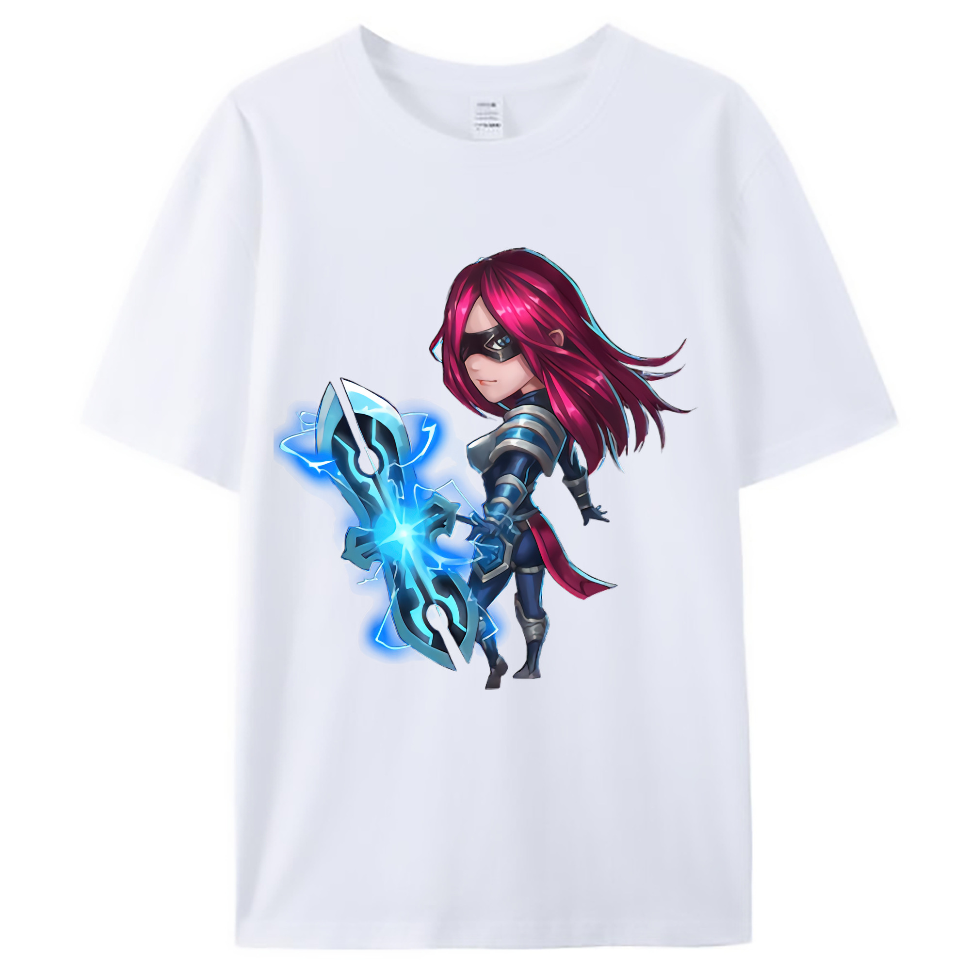 （画像用） リーグ・オブ・レジェンド League of Legends LOL レディースカジュアルプリントTシャツ（綿100％）
