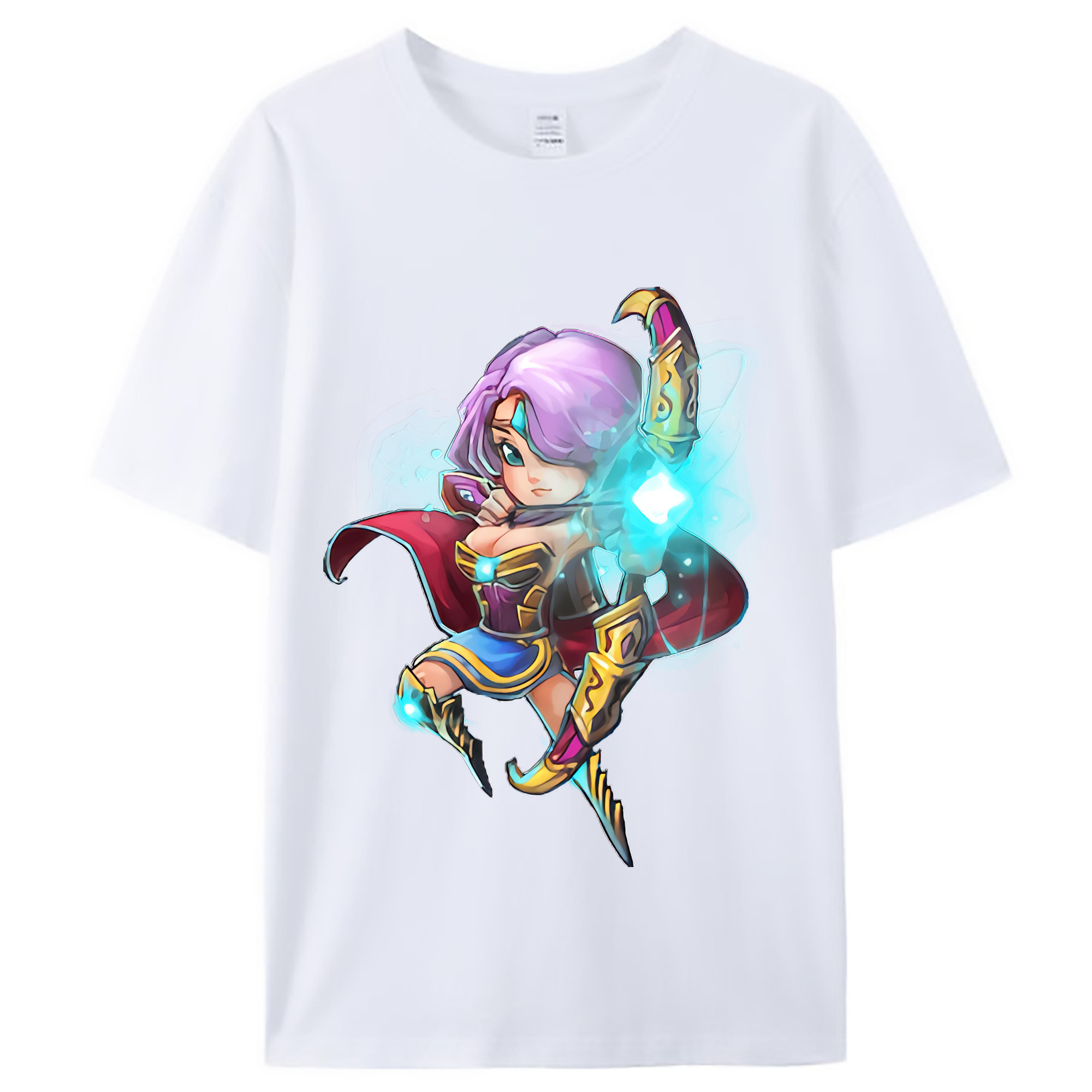 （画像用） リーグ・オブ・レジェンド League of Legends LOL レディースカジュアルプリントTシャツ（綿100％）