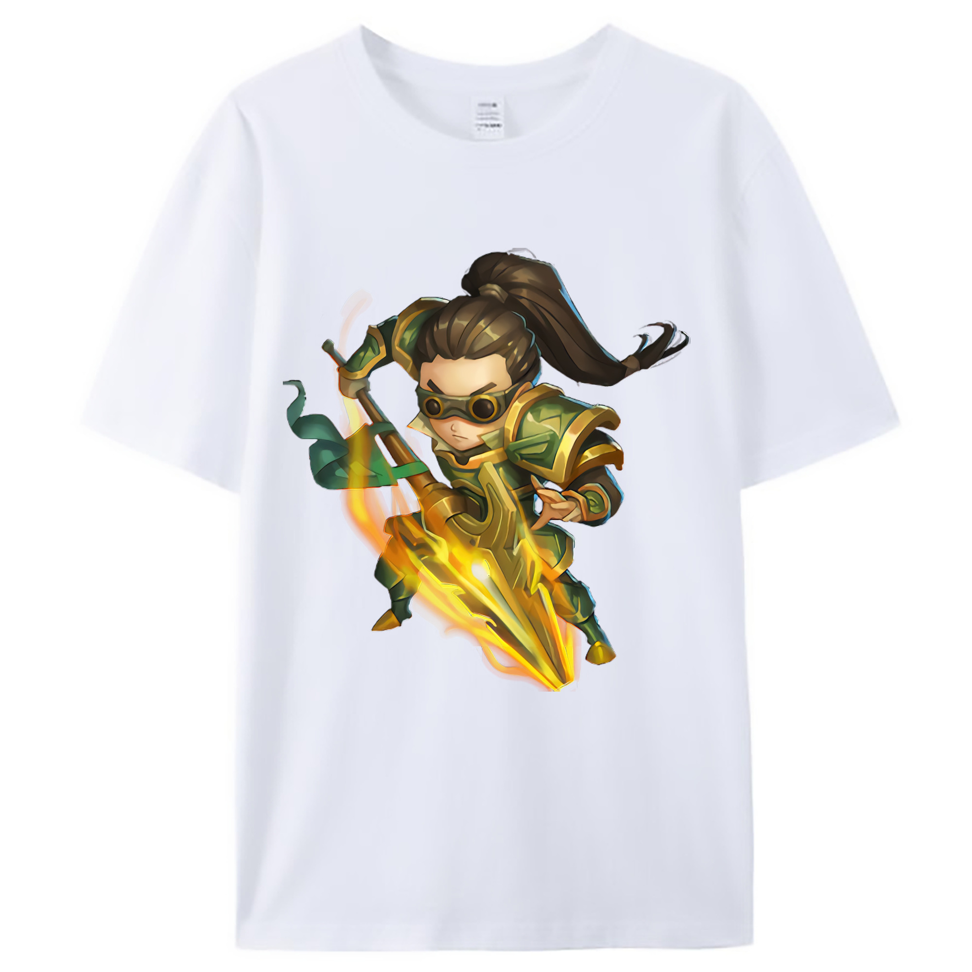 （画像用） リーグ・オブ・レジェンド League of Legends LOL レディースカジュアルプリントTシャツ（綿100％）