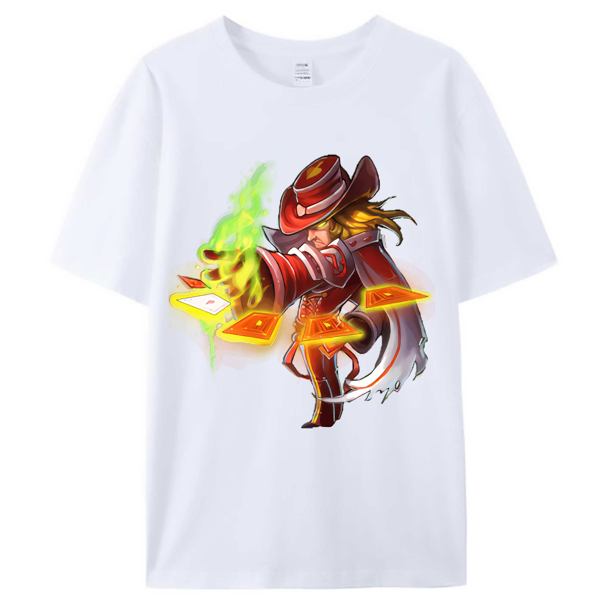 （画像用） リーグ・オブ・レジェンド League of Legends LOL レディースカジュアルプリントTシャツ（綿100％）