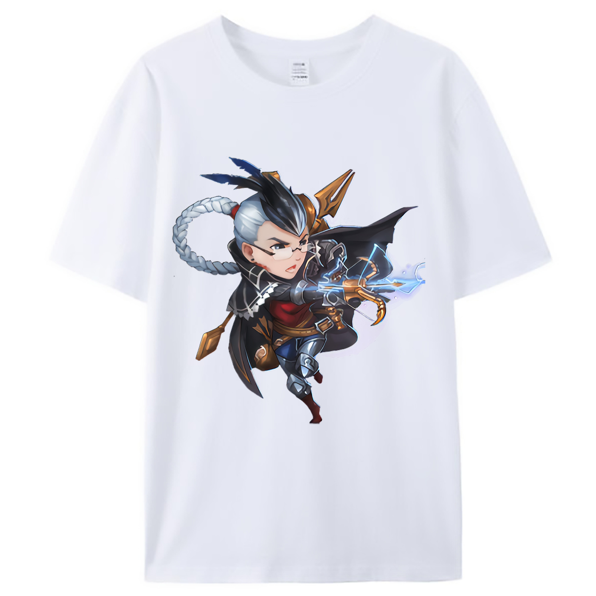 （画像用） リーグ・オブ・レジェンド League of Legends LOL レディースカジュアルプリントTシャツ（綿100％）