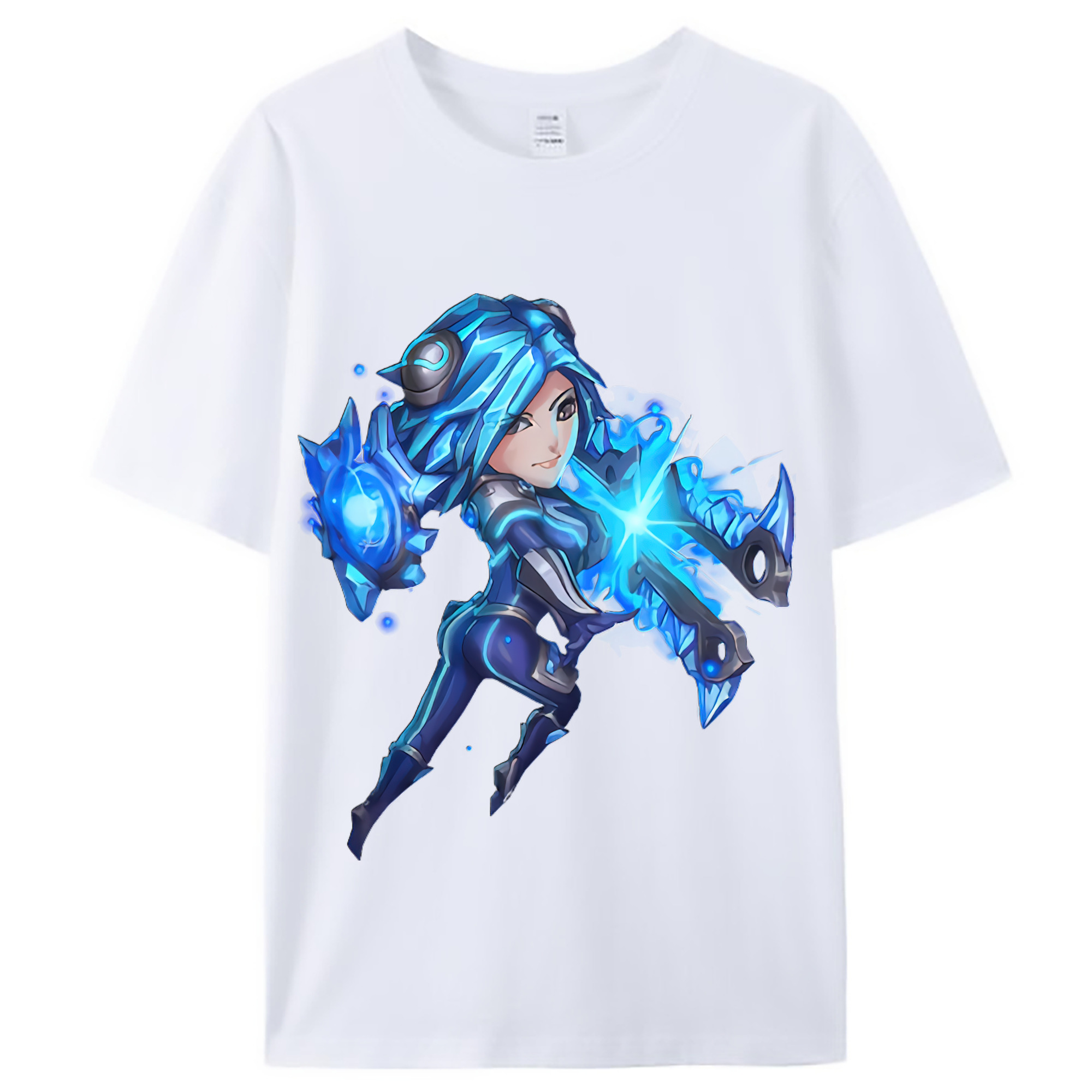 （画像用） リーグ・オブ・レジェンド League of Legends LOL レディースカジュアルプリントTシャツ（綿100％）