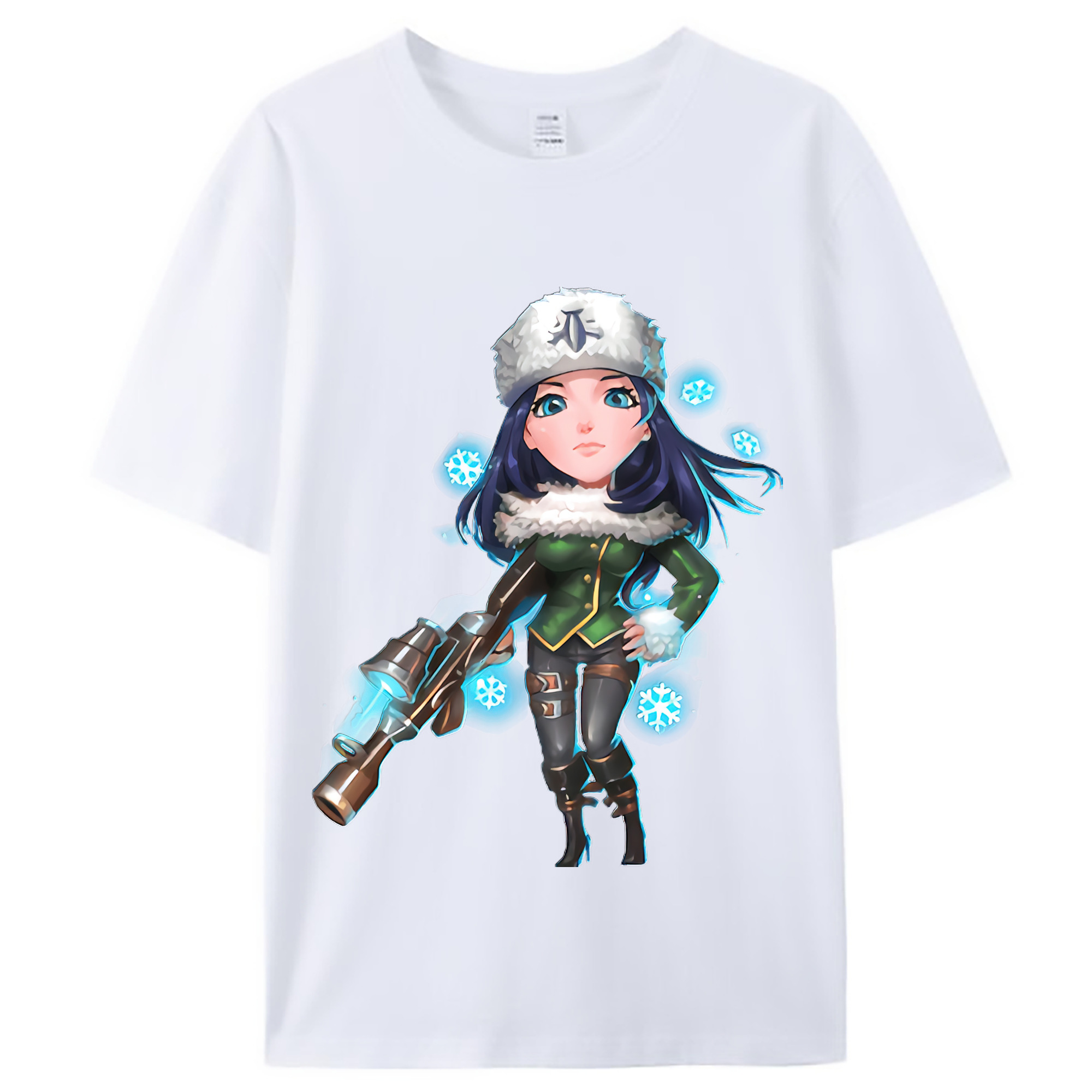（画像用） リーグ・オブ・レジェンド League of Legends LOL レディースカジュアルプリントTシャツ（綿100％）