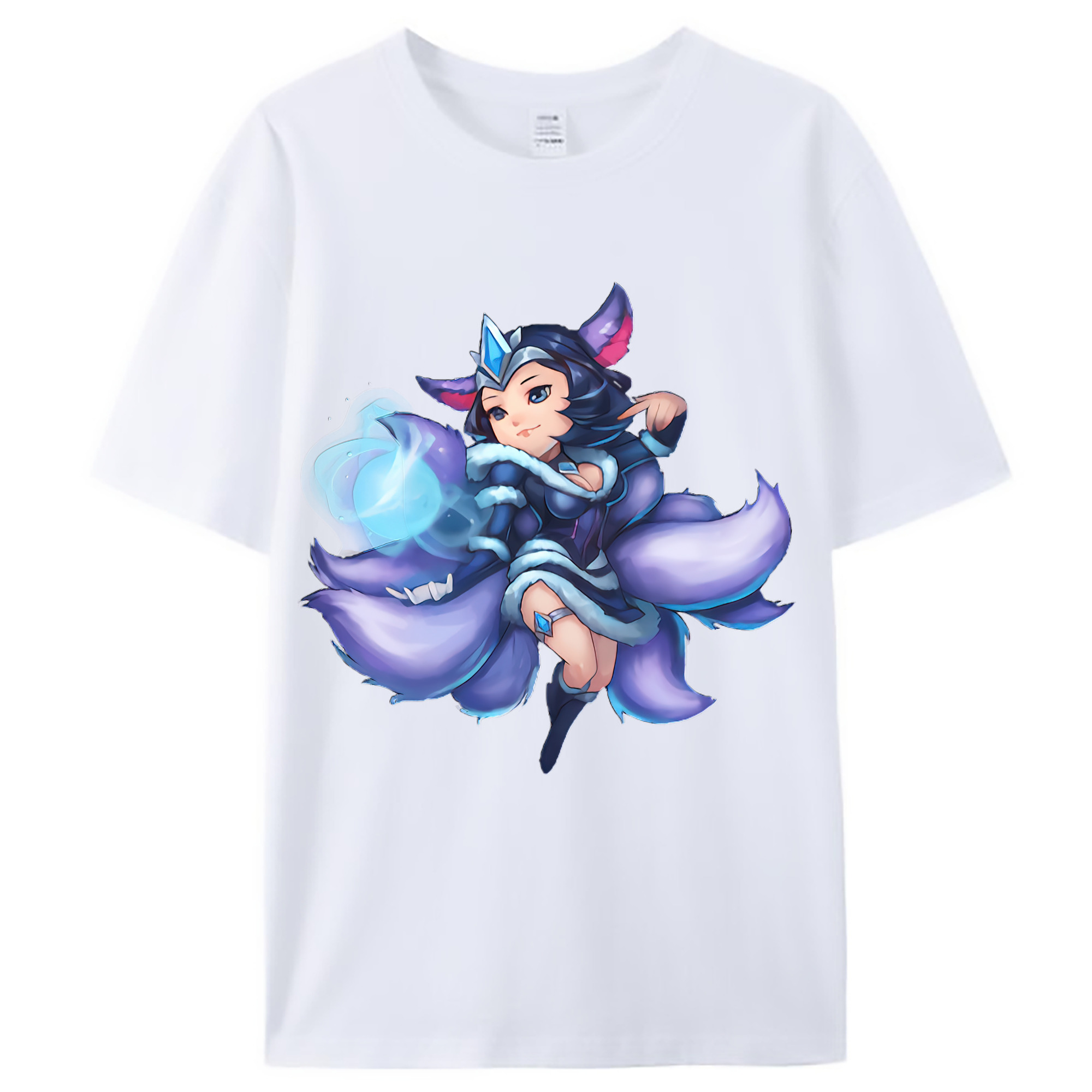 （画像用） リーグ・オブ・レジェンド League of Legends LOL レディースカジュアルプリントTシャツ（綿100％）